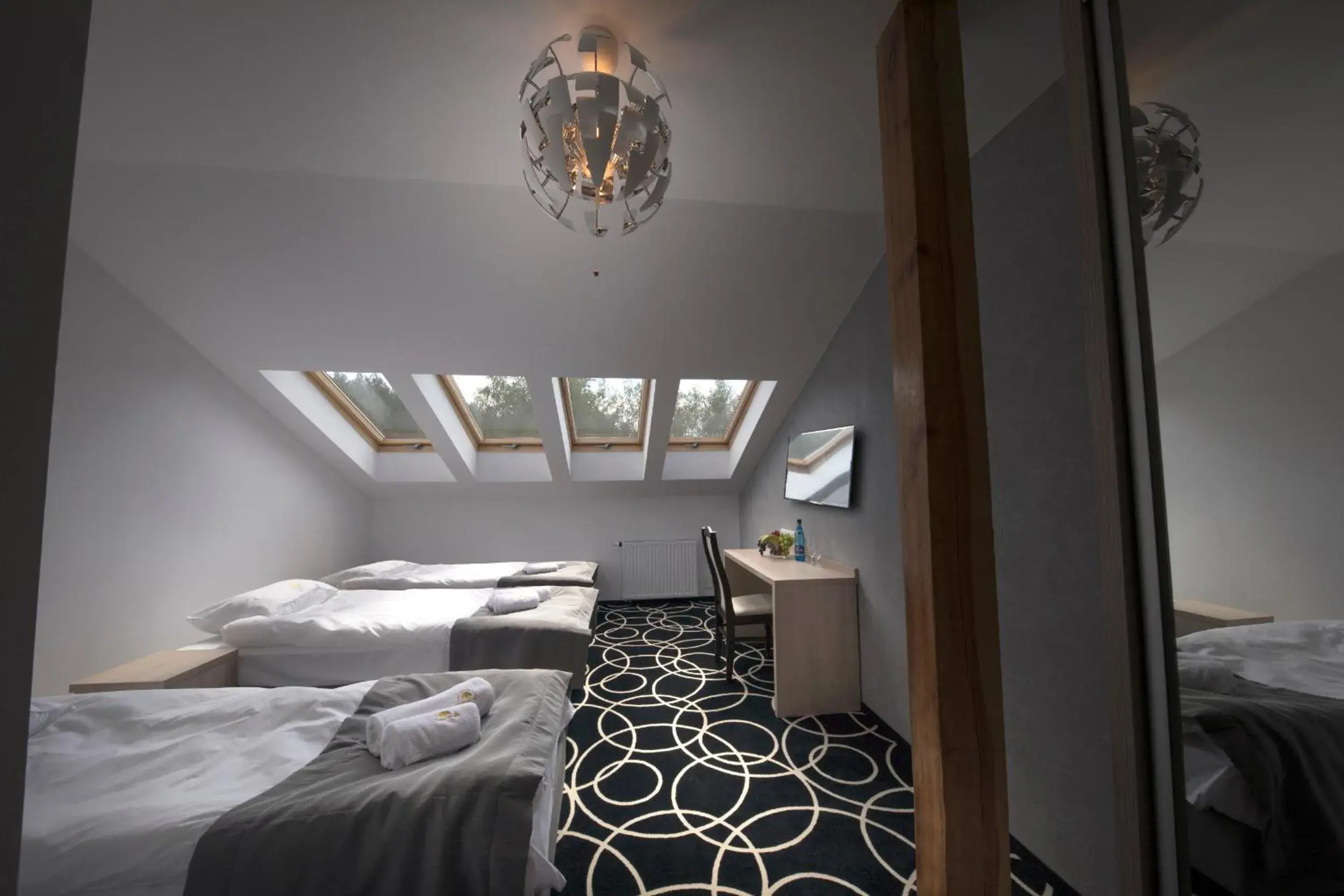 Comfort Triple Room - single occupancy in Gościniec Pod Lasem Comfort Triple Room - single occupancy in Gościniec Pod Lasem