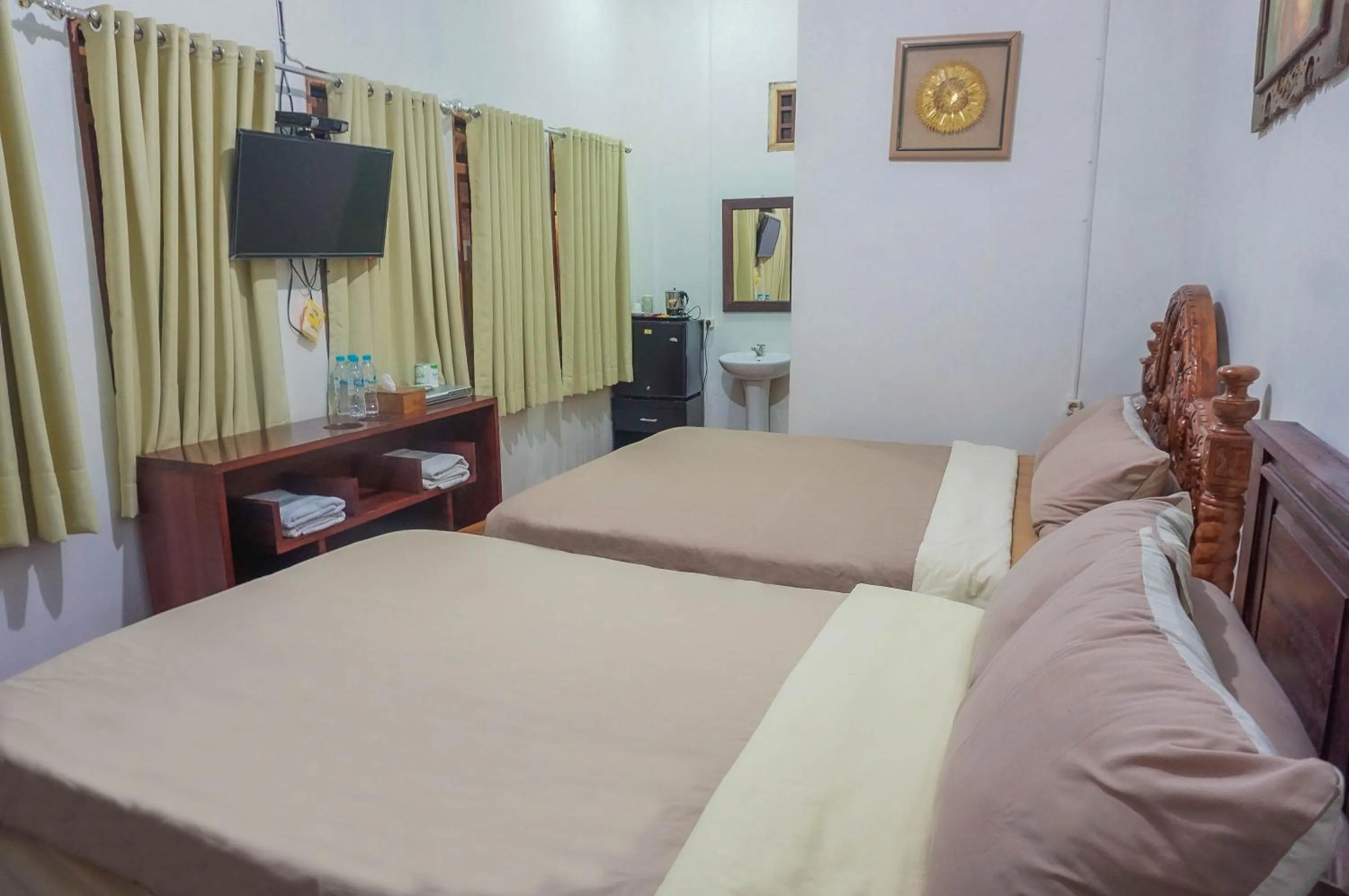 Bed in Wisma Pulau Merah