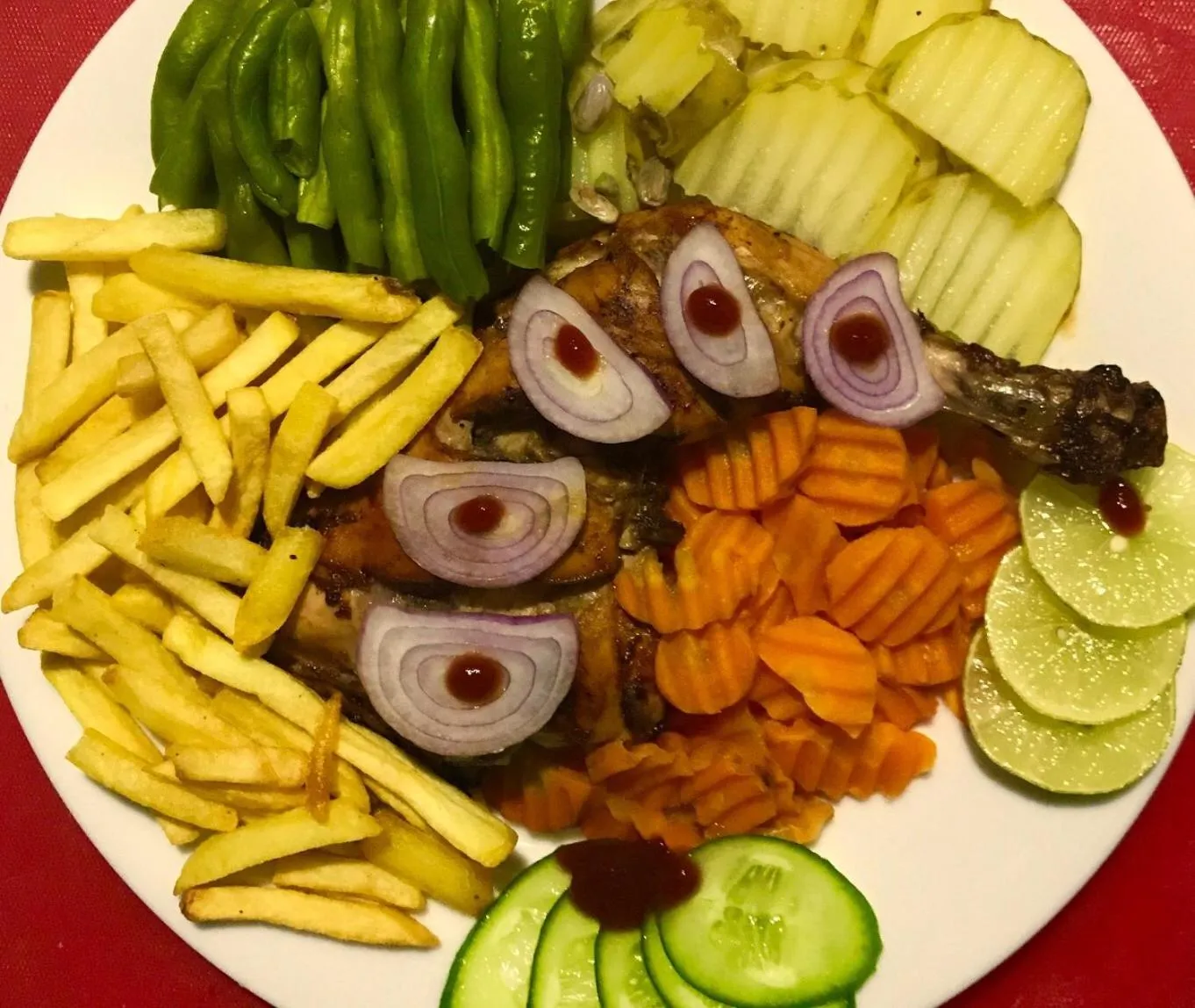 Food close-up in Aki Villa