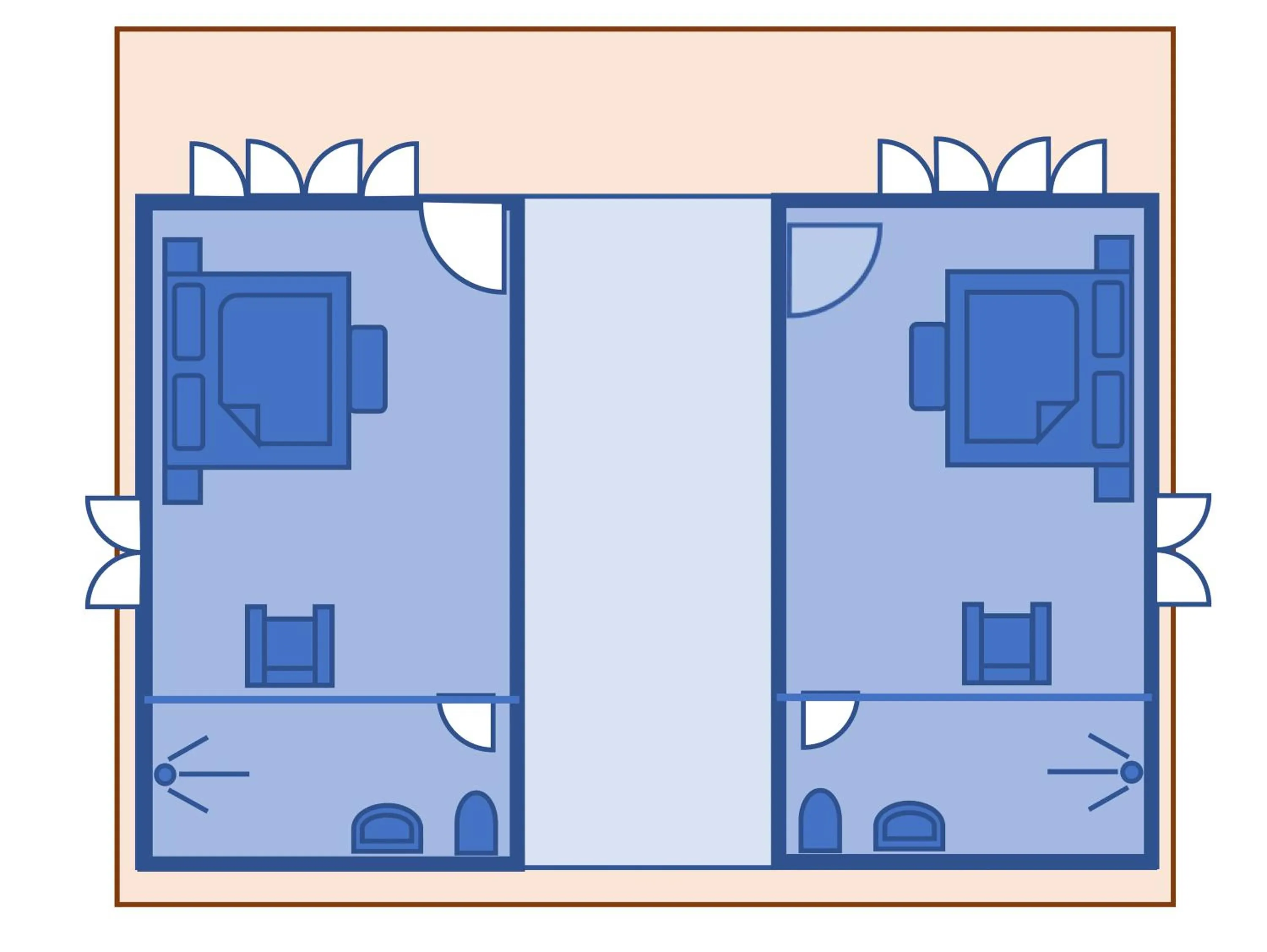 Floor plan in Aki Villa