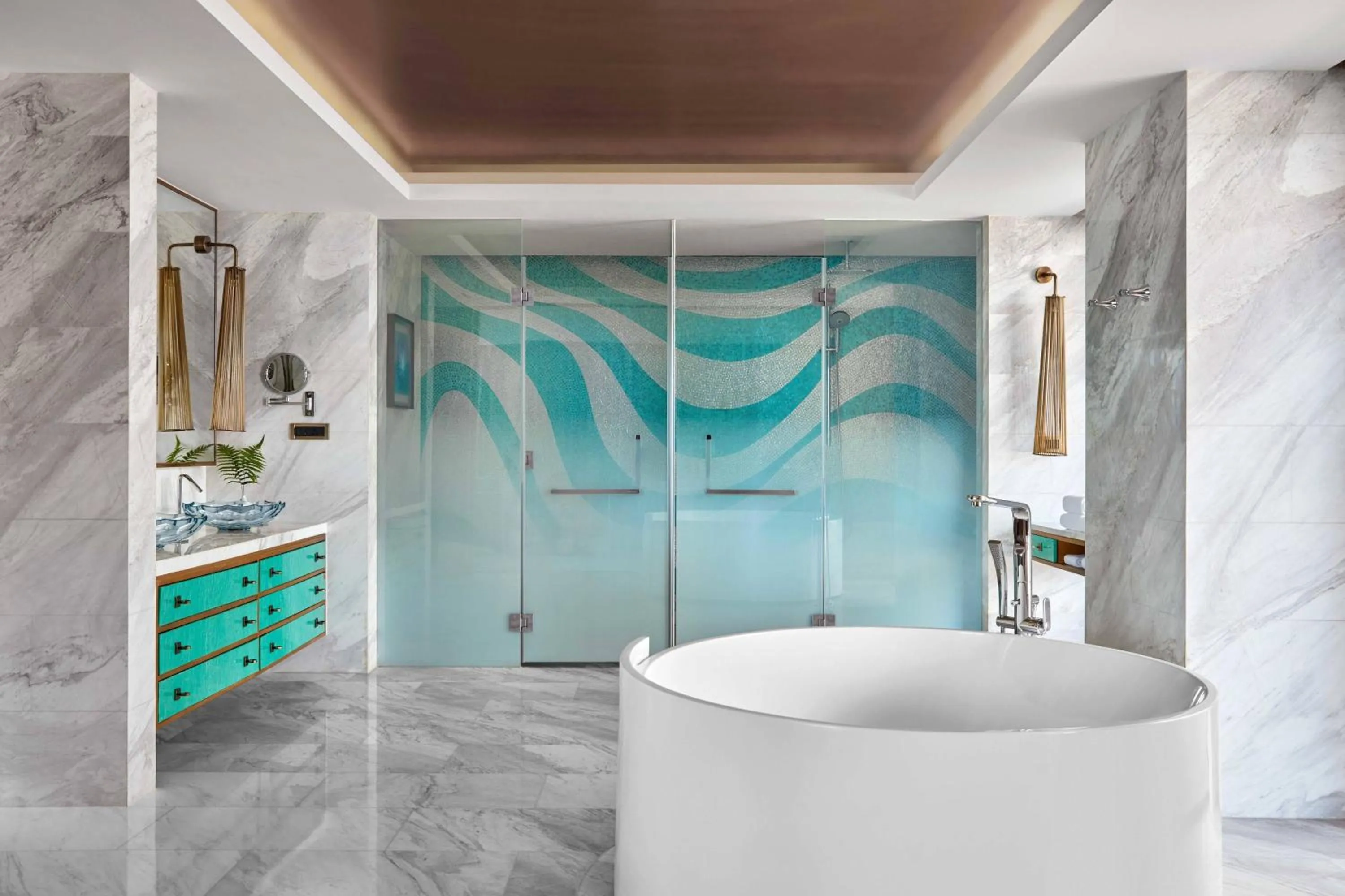 Bathroom in JW Marriott Hotel Sanya Dadonghai Bay