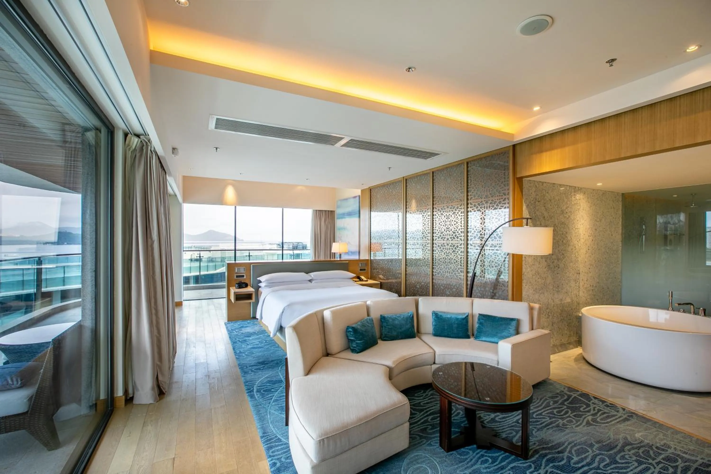 Decorative detail, Bed in JW Marriott Hotel Sanya Dadonghai Bay