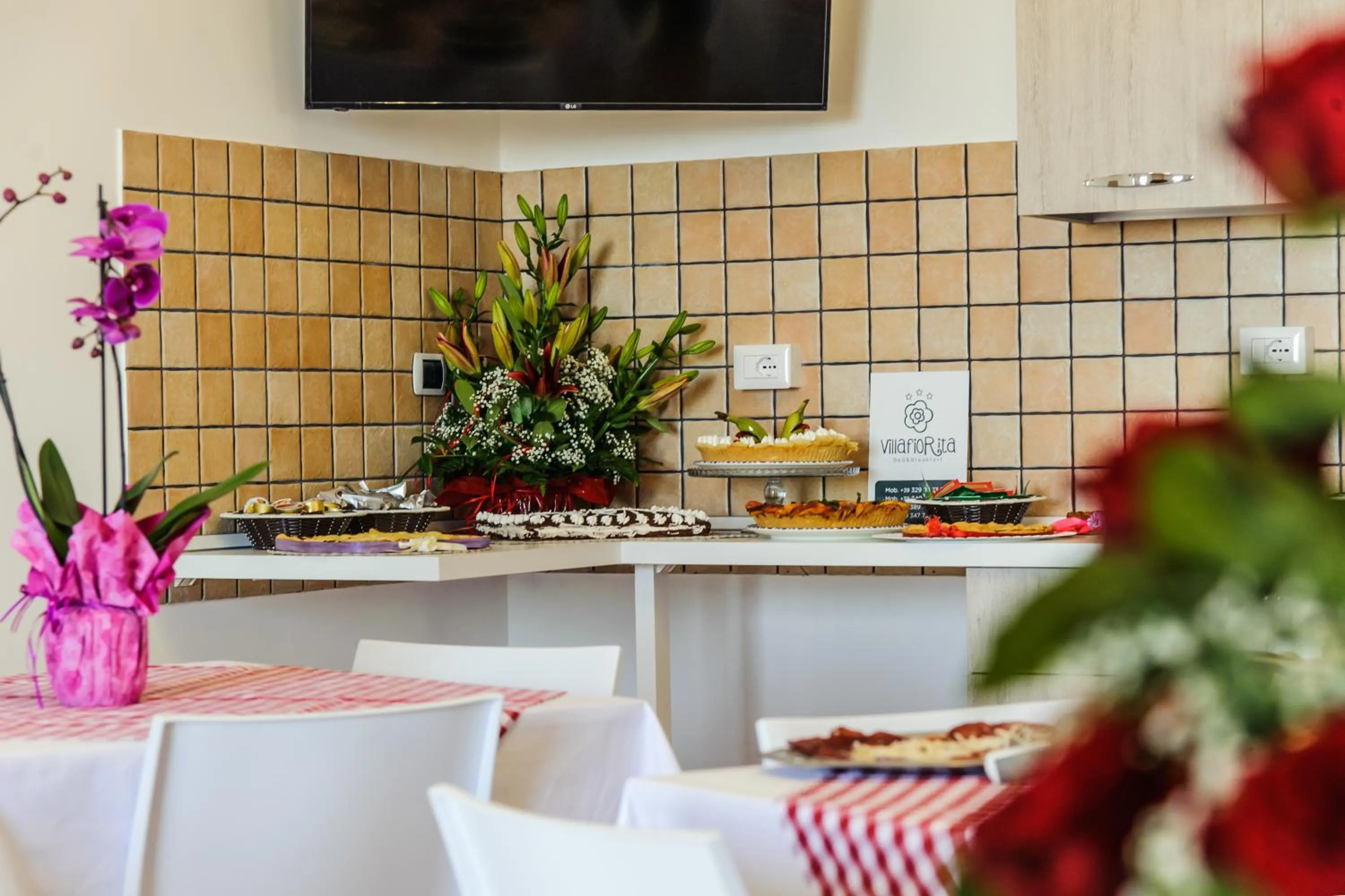 Breakfast in B&B Villa Fiorita