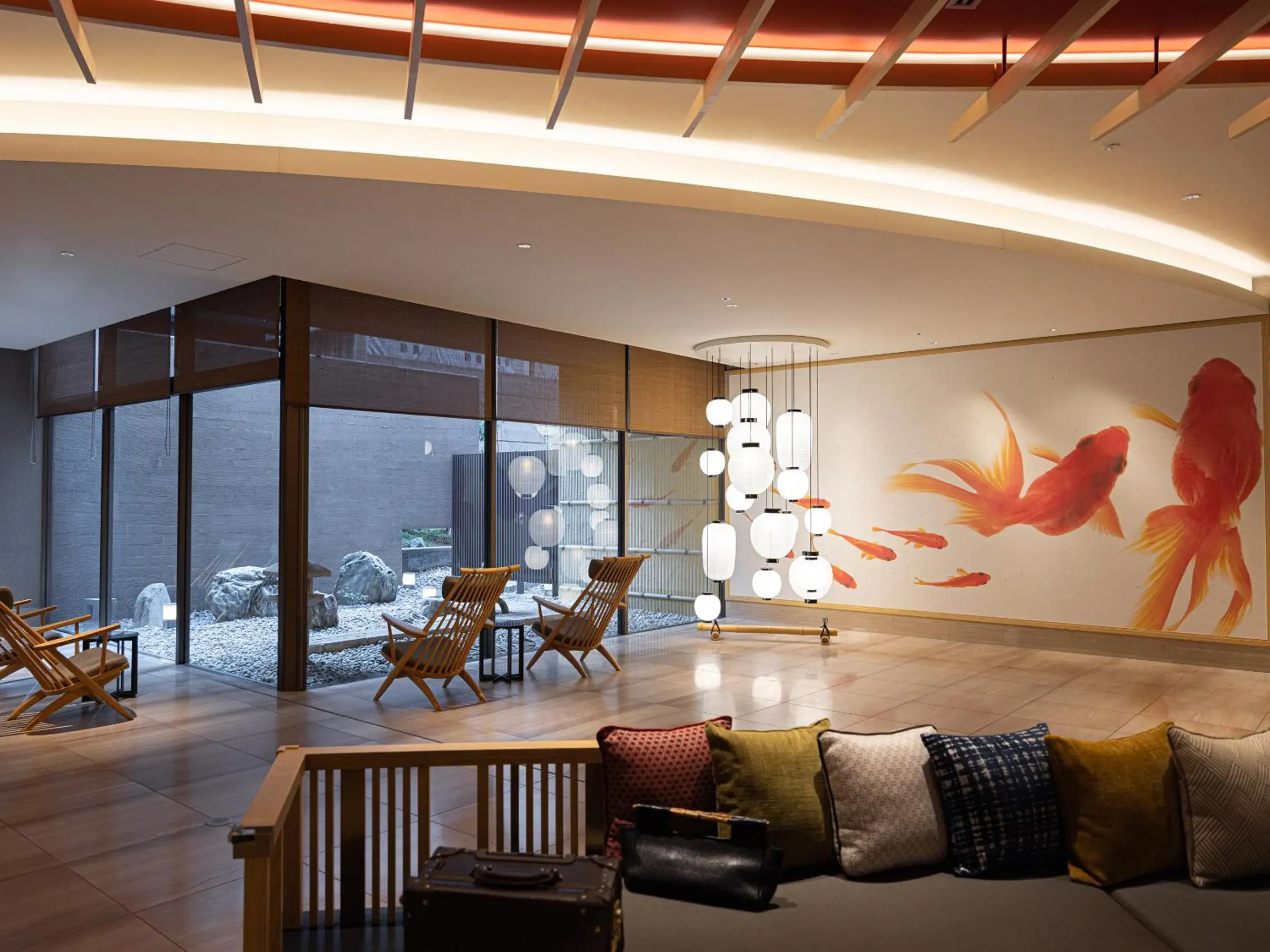 Lobby or reception in Mitsui Garden Hotel Kyoto Shijo Lobby or reception in Mitsui Garden Hotel Kyoto Shijo