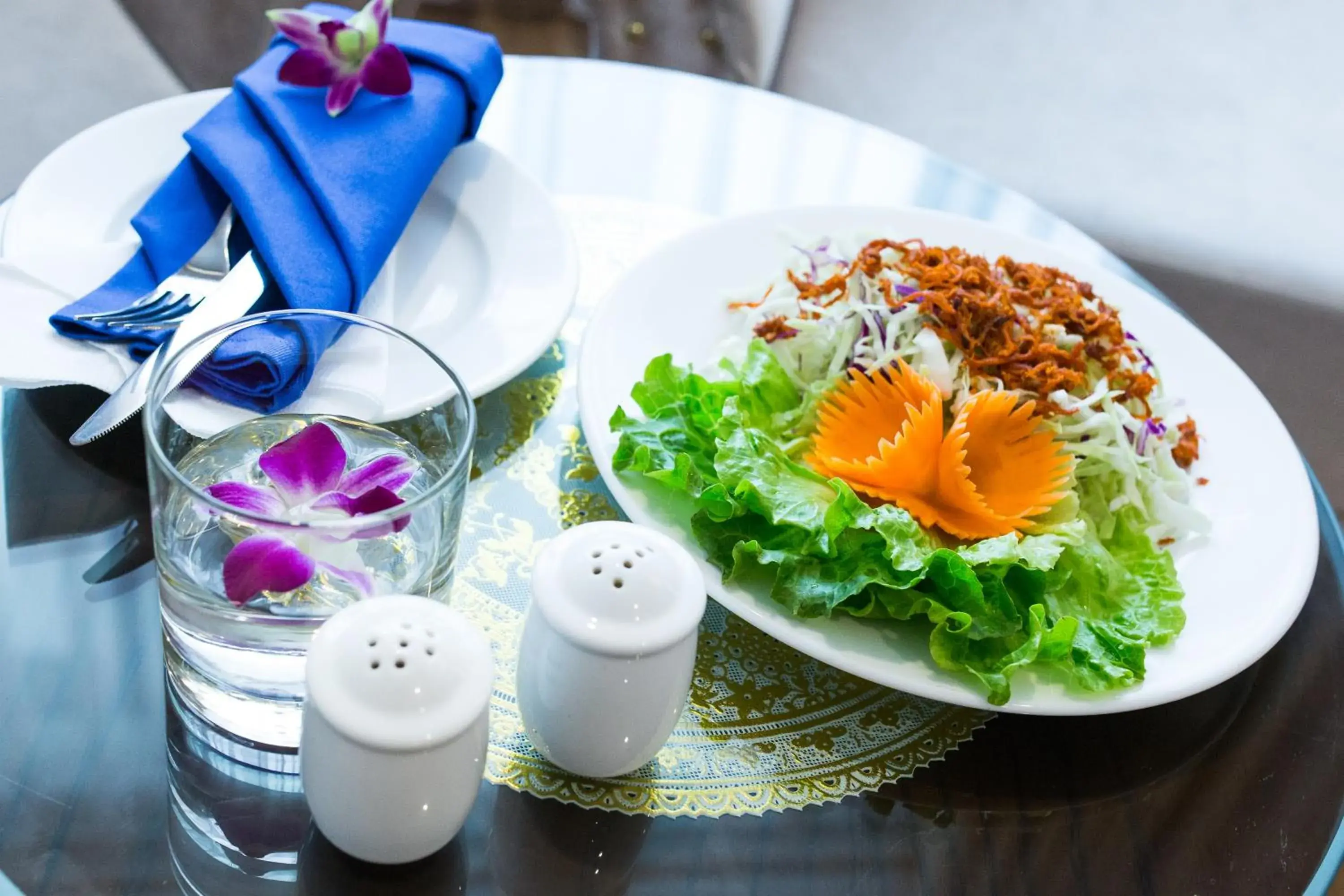 Food close-up in Song Loc Luxury Hotel Food close-up in Song Loc Luxury Hotel