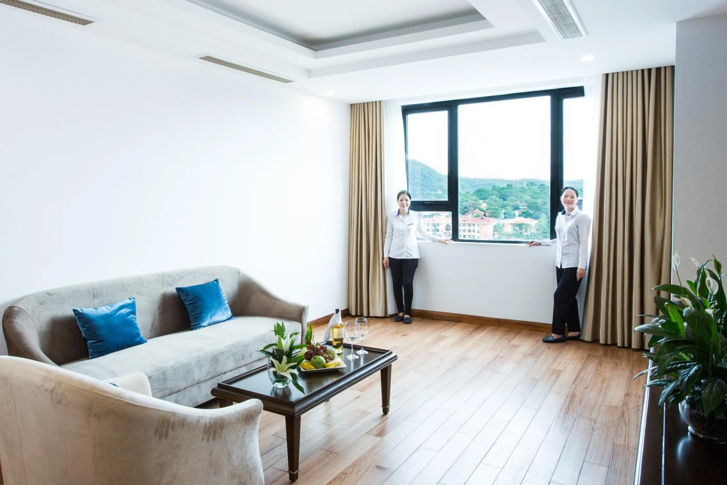 City view in Song Loc Luxury Hotel