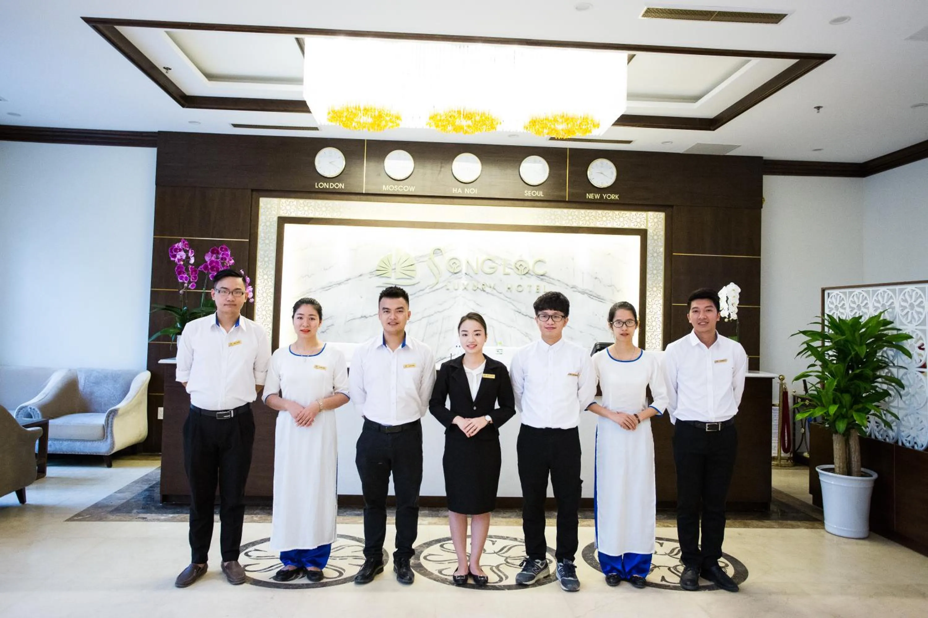 Staff in Song Loc Luxury Hotel