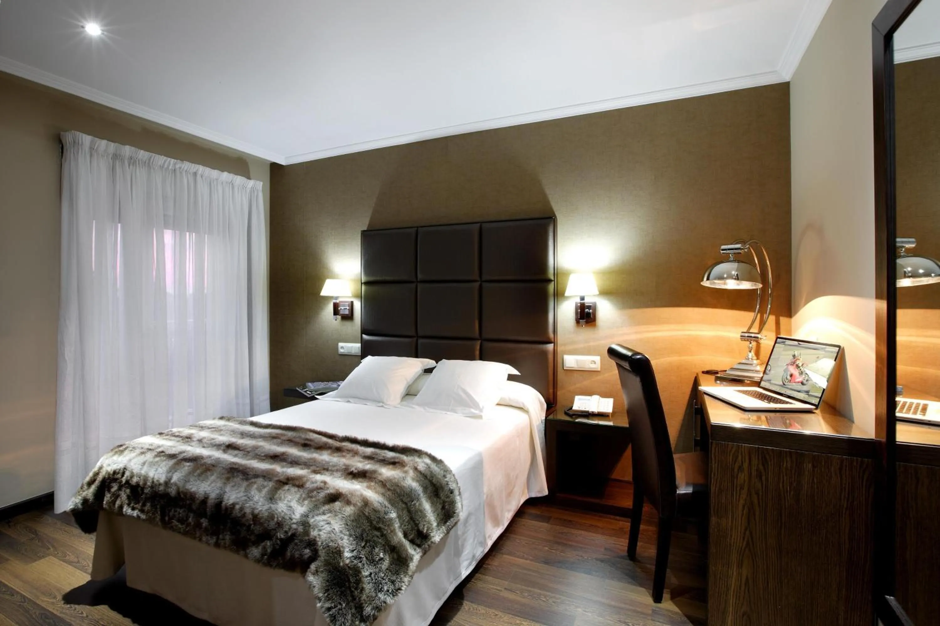 Bedroom, Bed in Hotel A Queimada