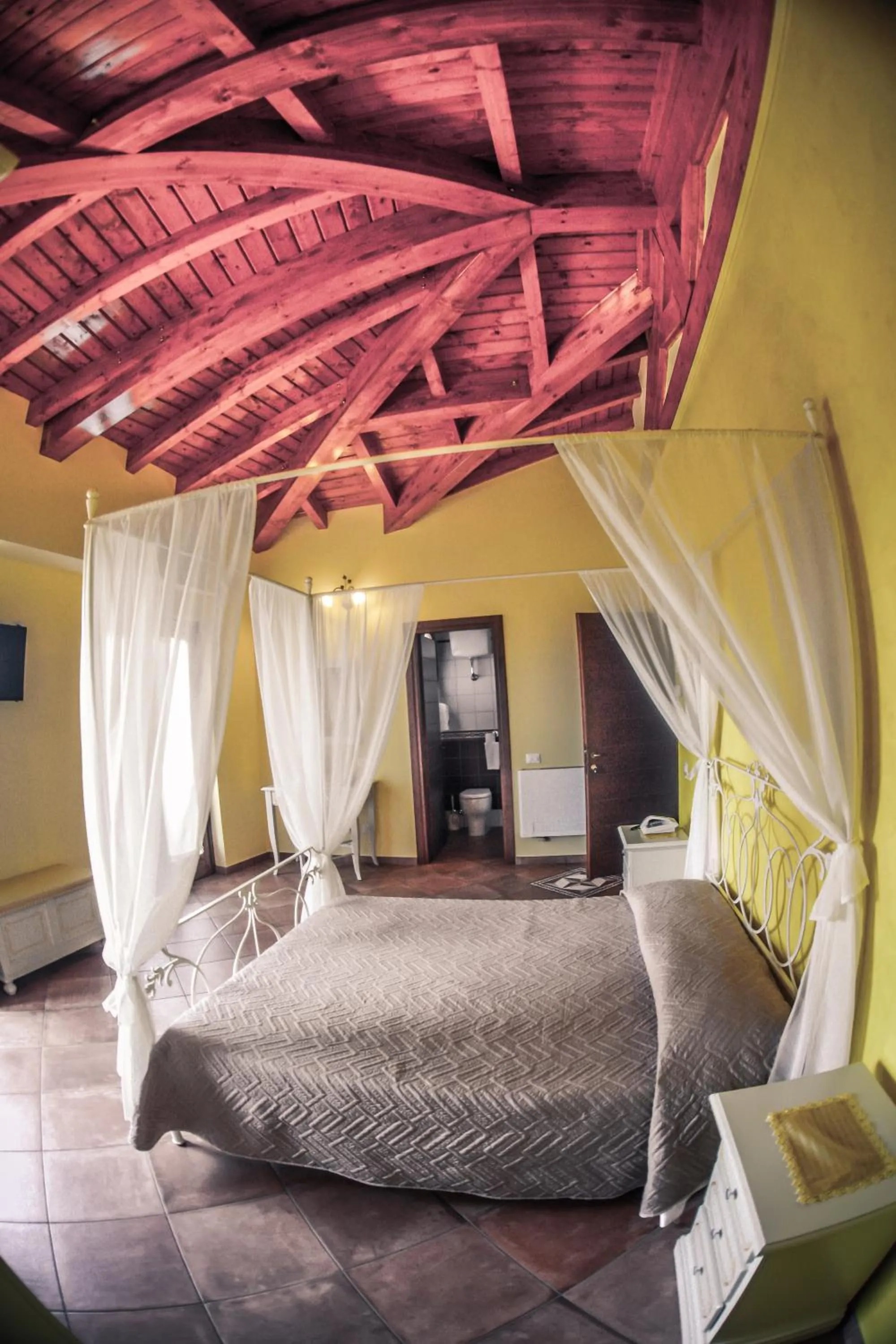 Bedroom, Bed in Agriturismo ciociaro " il colle " HOTEL RISTORANTE
