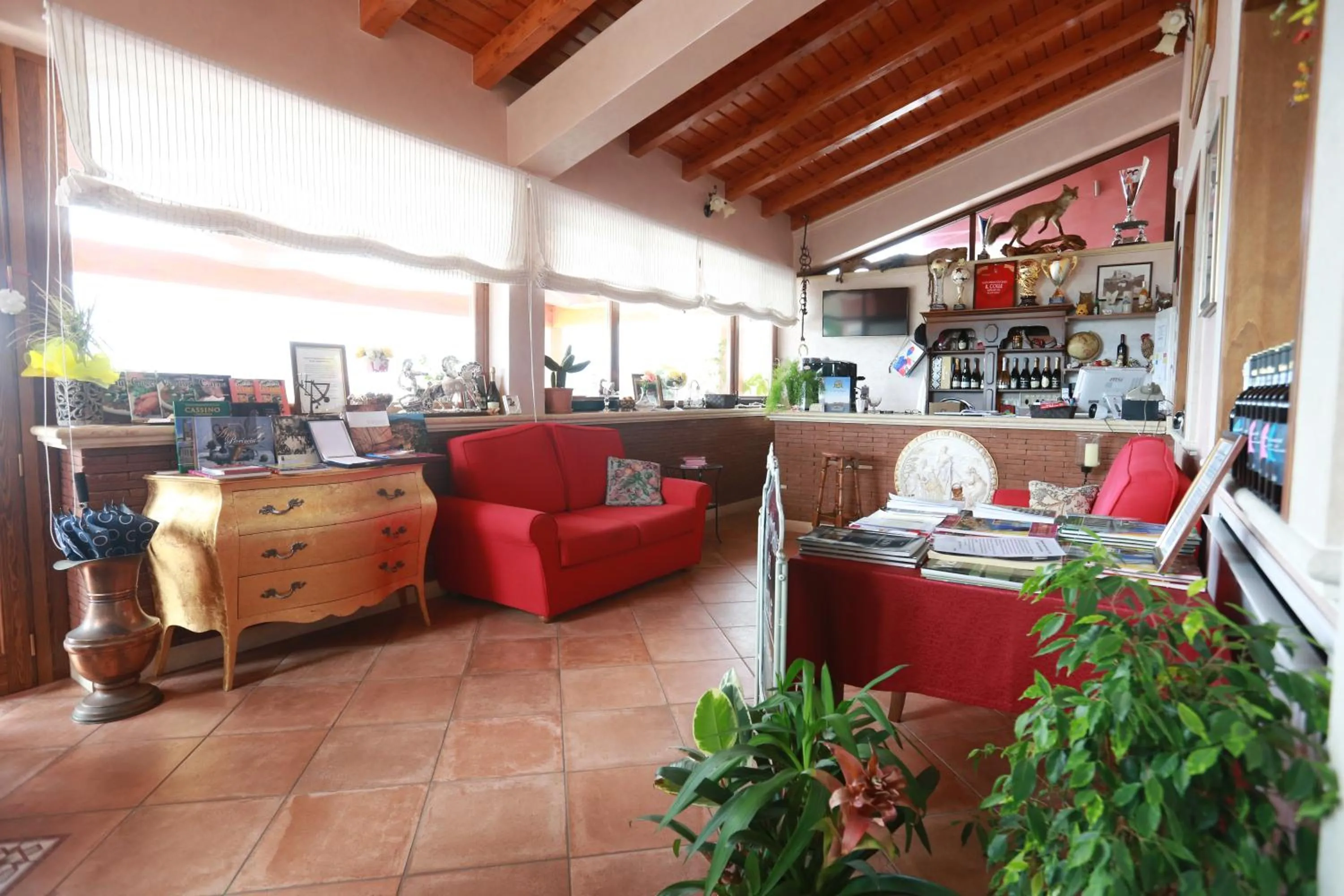 Lobby or reception in Agriturismo ciociaro " il colle " HOTEL RISTORANTE
