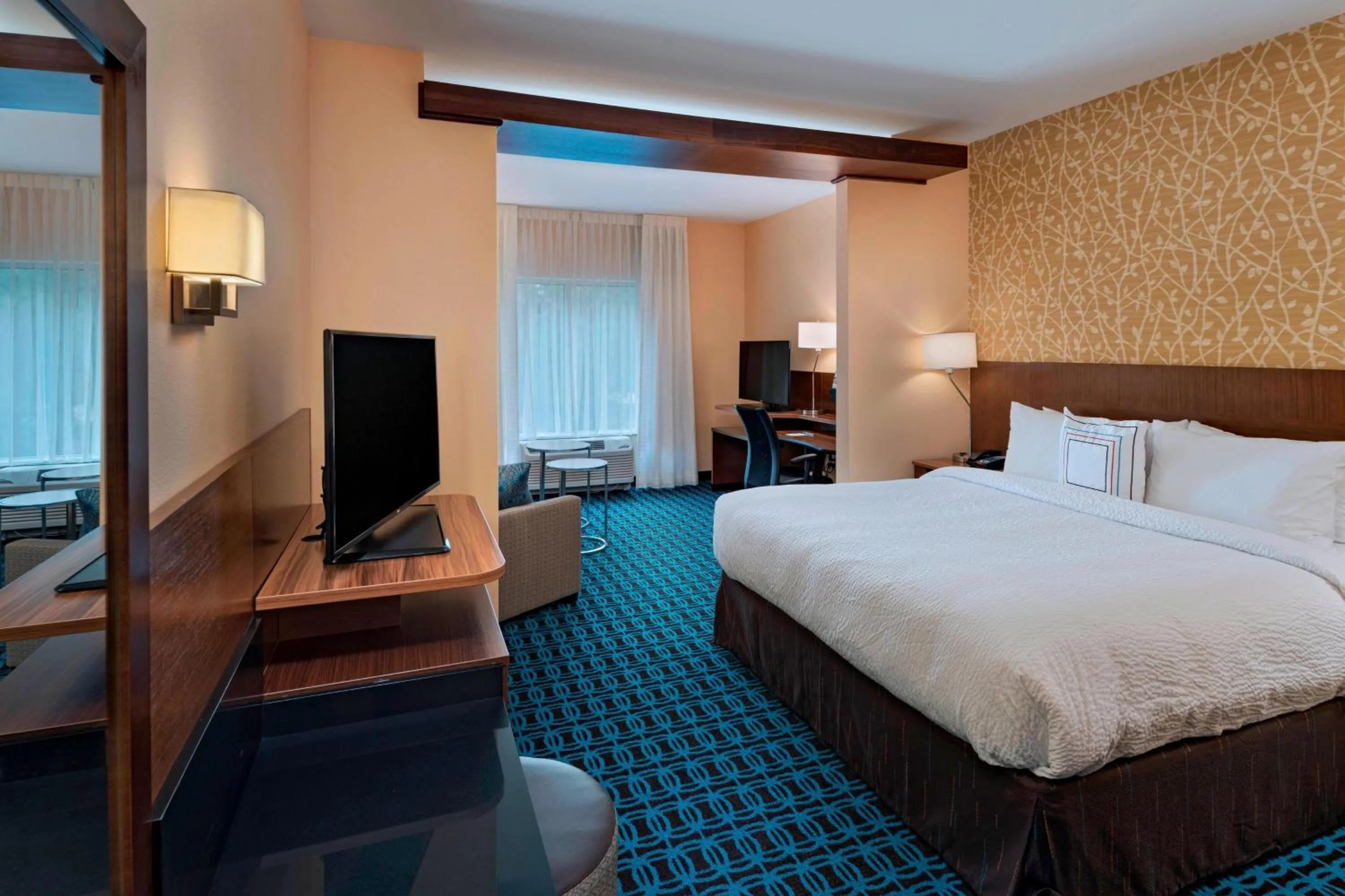 Bedroom, Bed in Fairfield Inn & Suites by Marriott Atlanta Peachtree City
