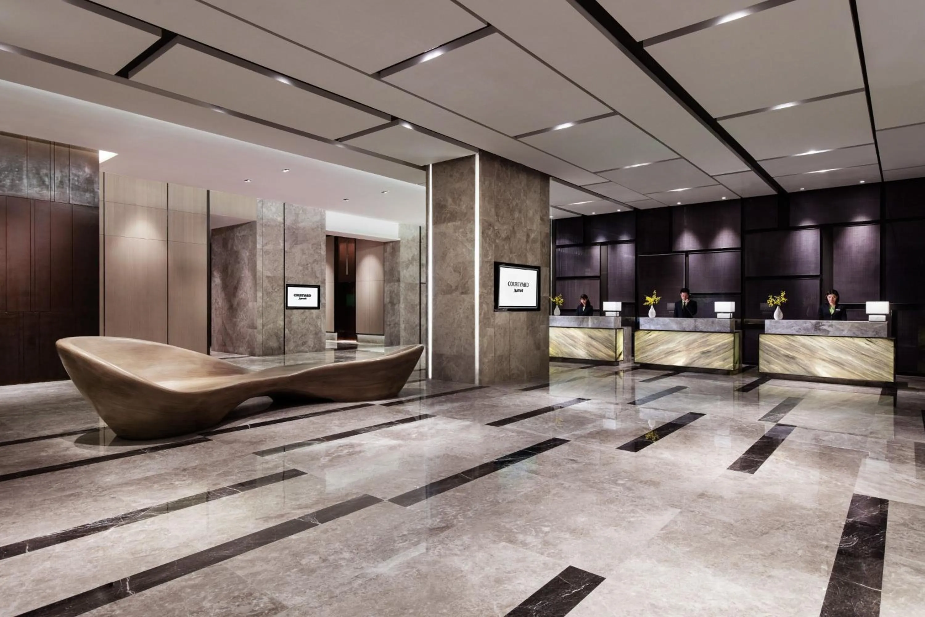 Lobby or reception in Courtyard by Marriott Changsha South