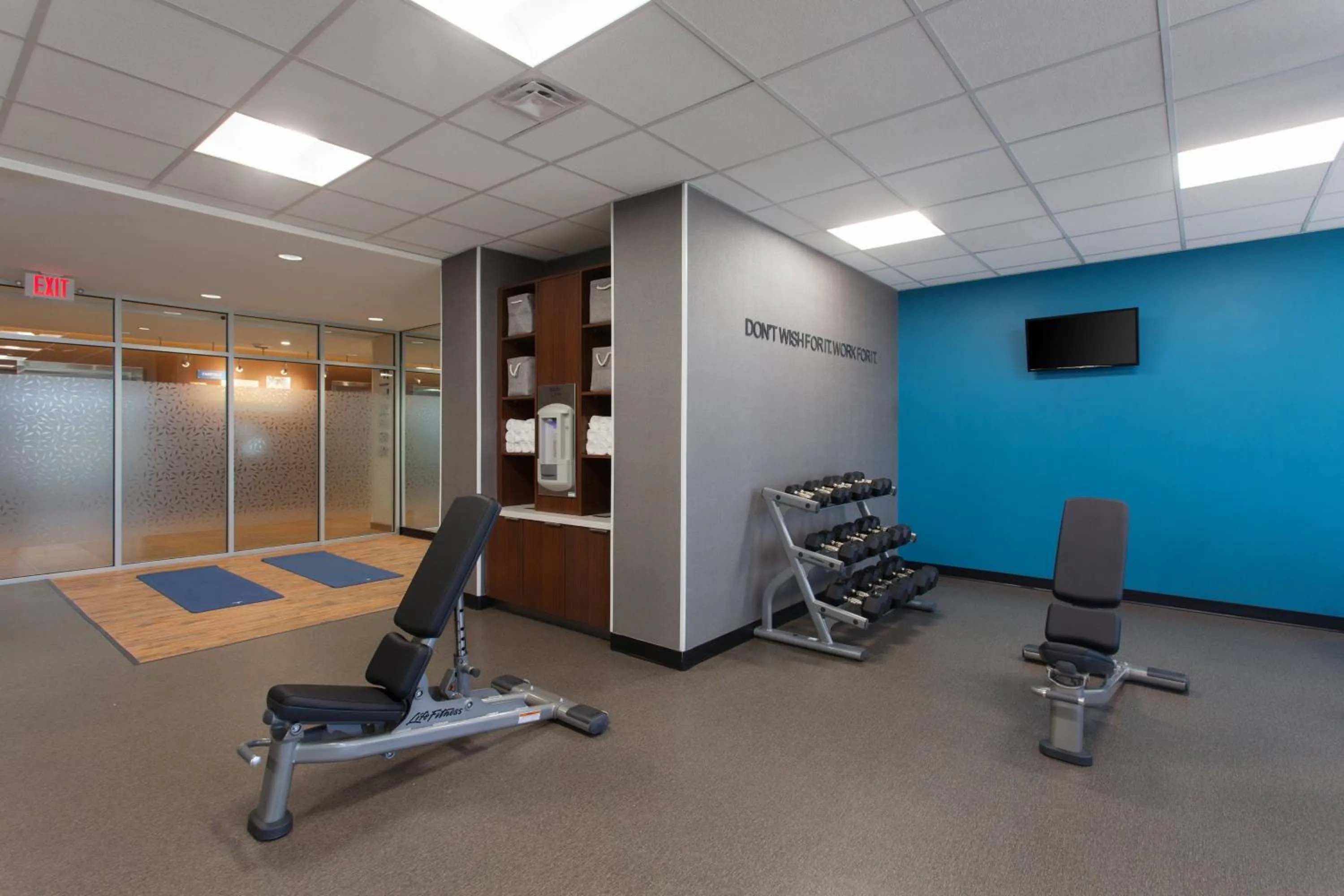 Fitness centre/facilities in Fairfield Inn & Suites by Marriott Tucumcari