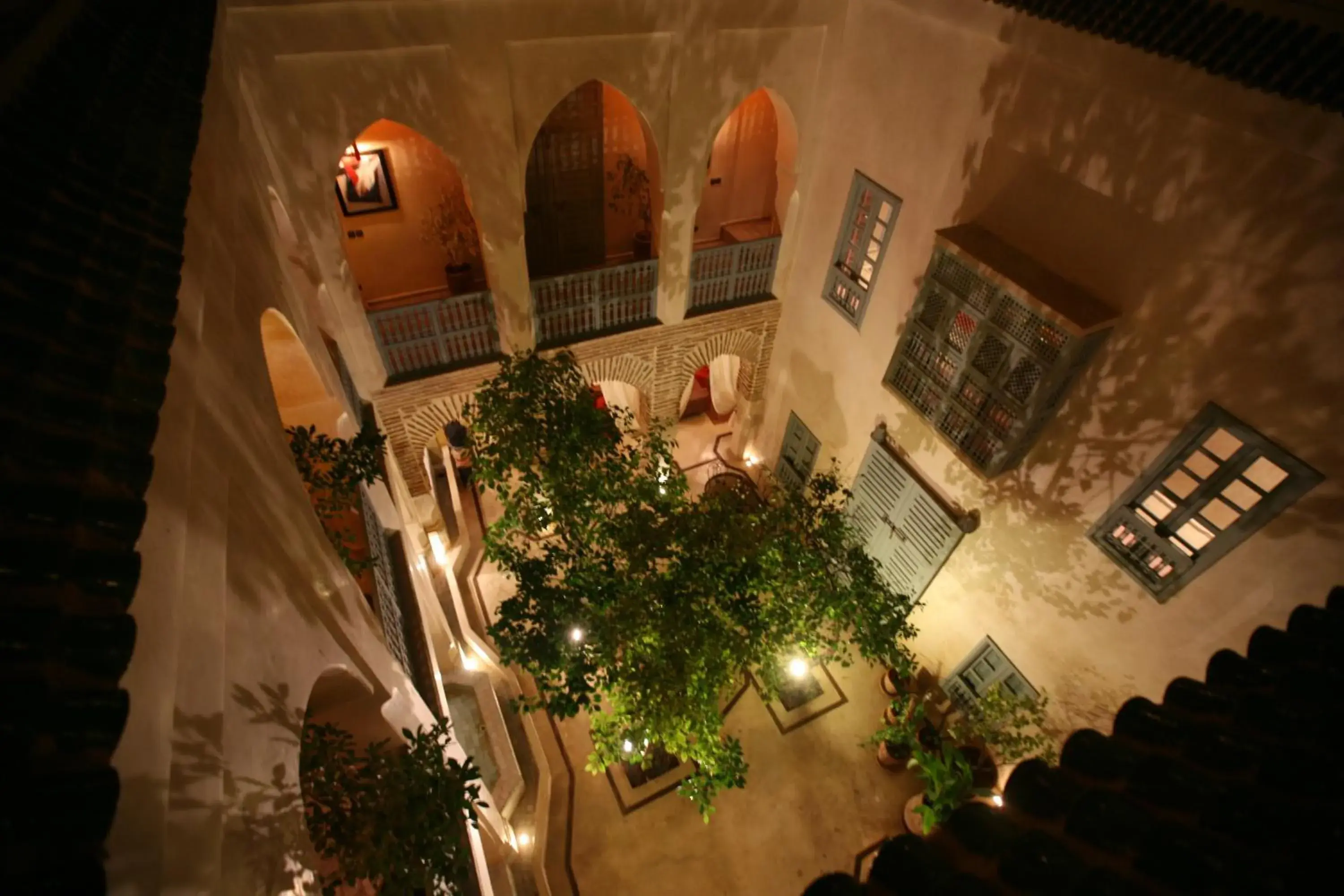 Bird's eye view in Riad et Spa Misria Les Orangers Bird's eye view in Riad et Spa Misria Les Orangers