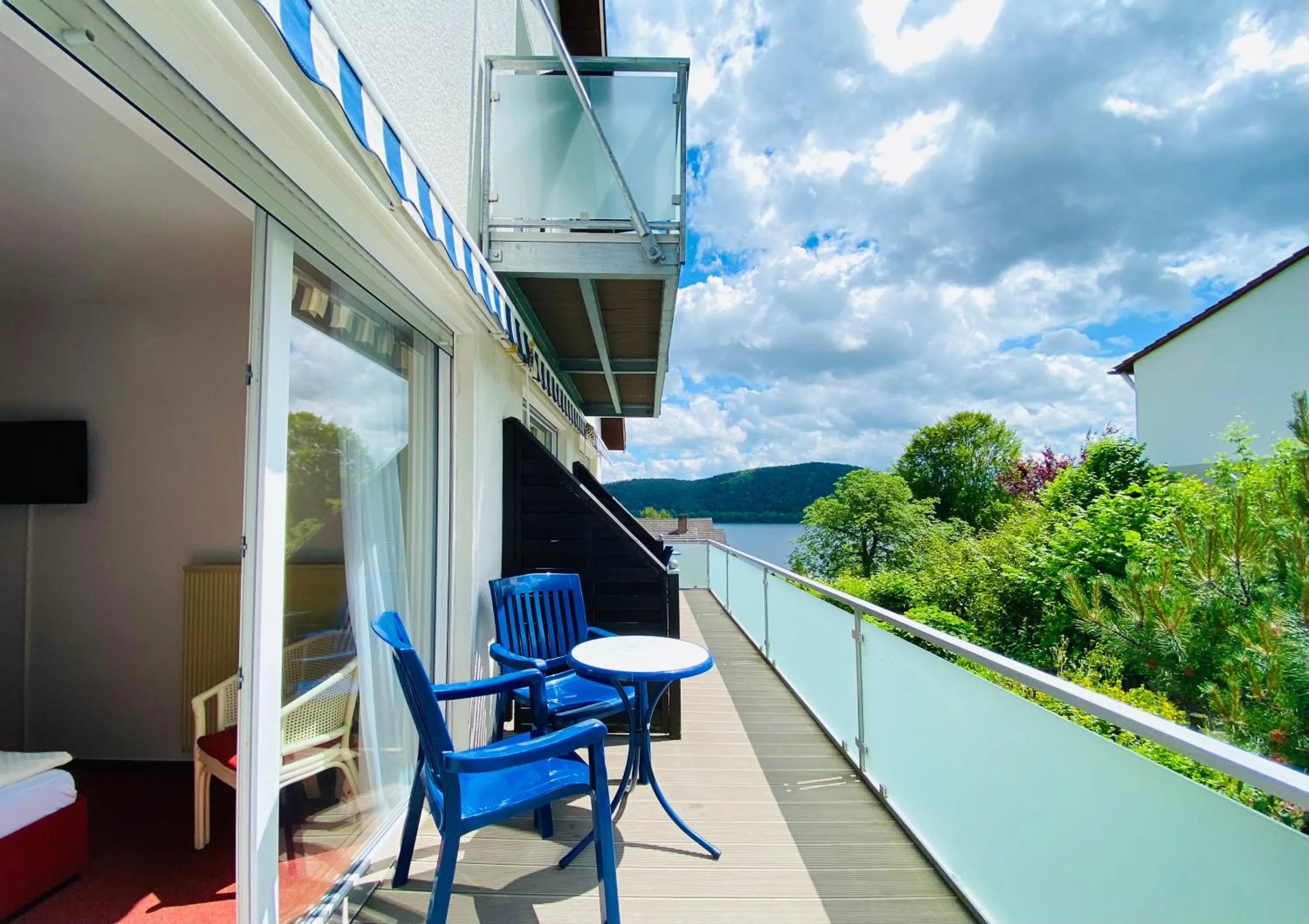 Balcony/Terrace in Landhotel Edersee