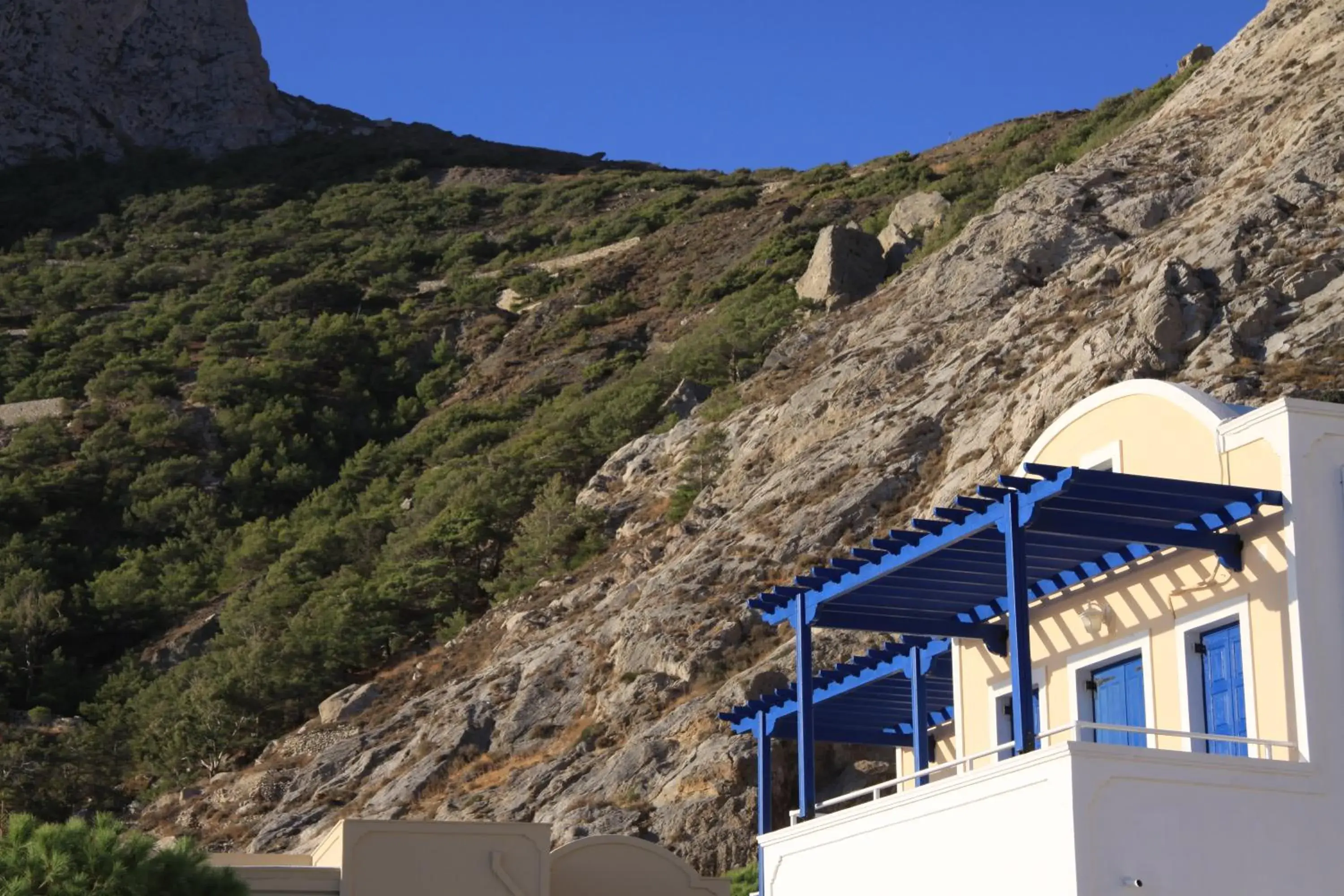 Mountain view in Aegean View Hotel Mountain view in Aegean View Hotel