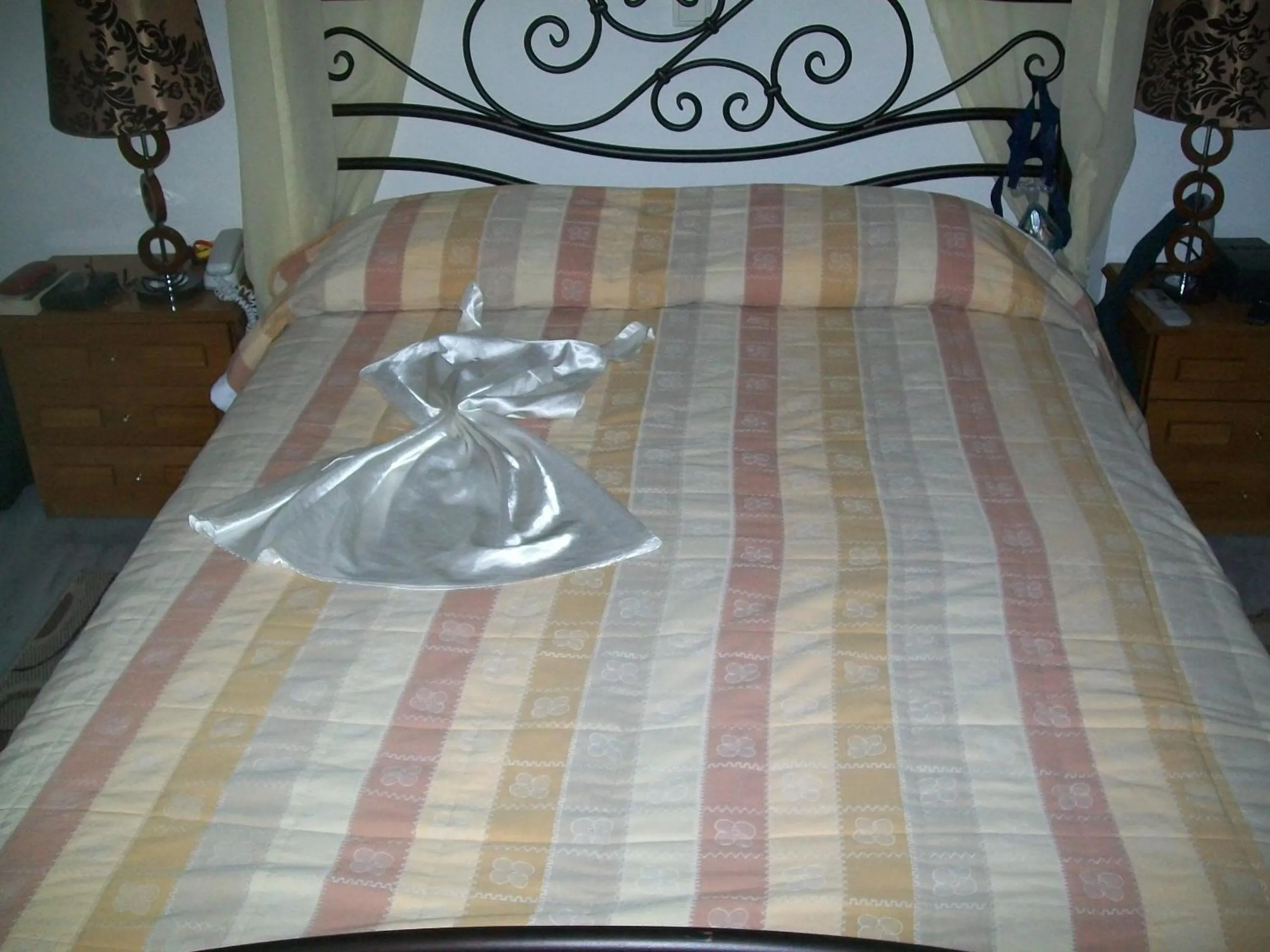 Bed in Aegean View Hotel