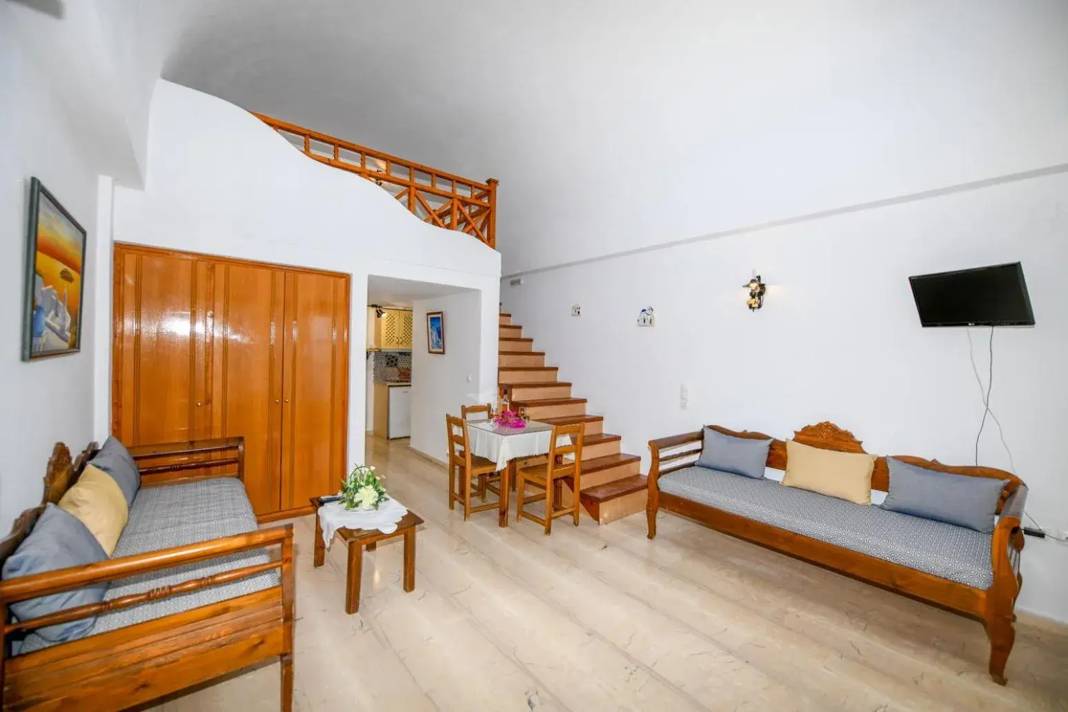 Seating area in Aegean View Hotel Seating area in Aegean View Hotel