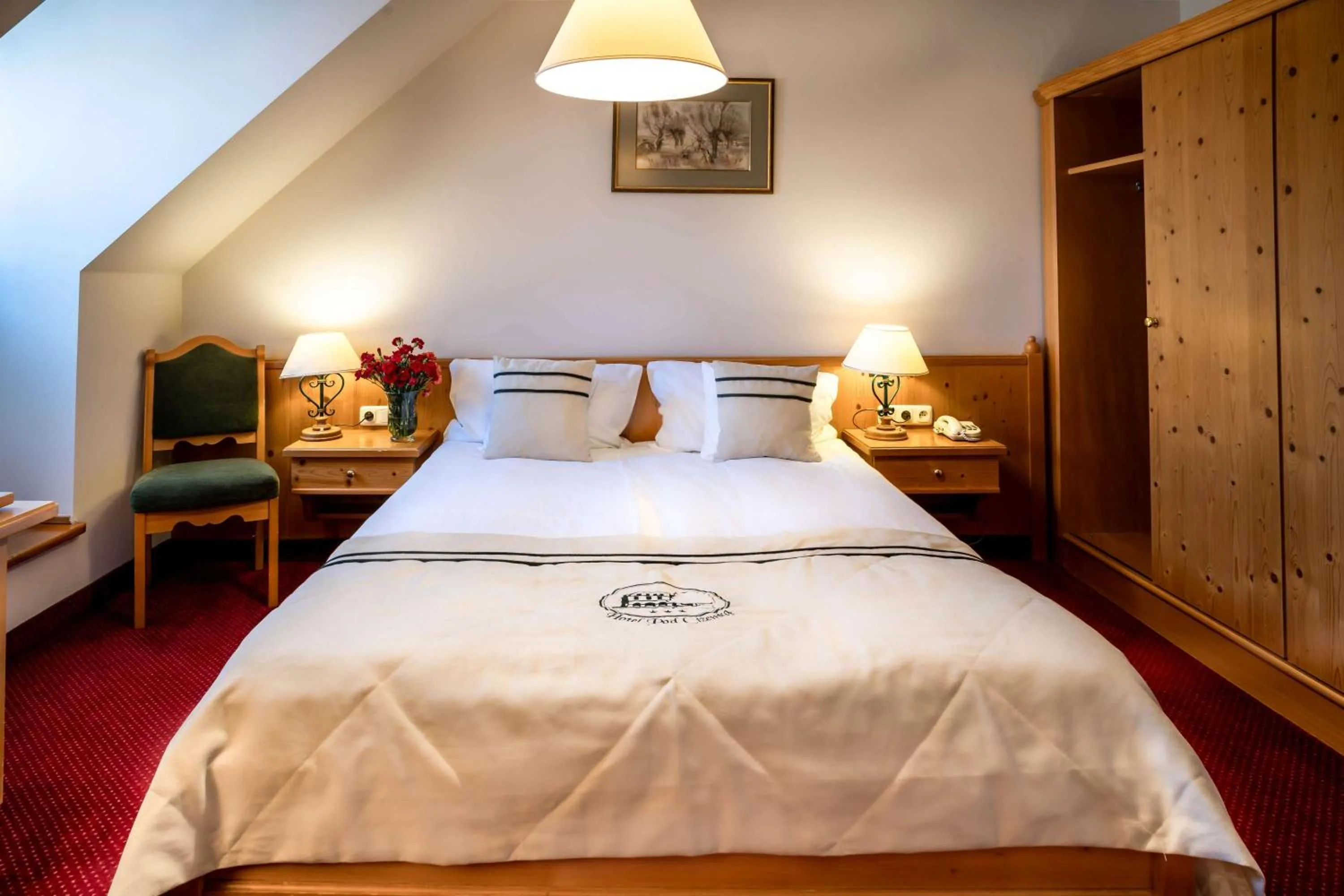 Bed in Hotel Pod Ciżemką