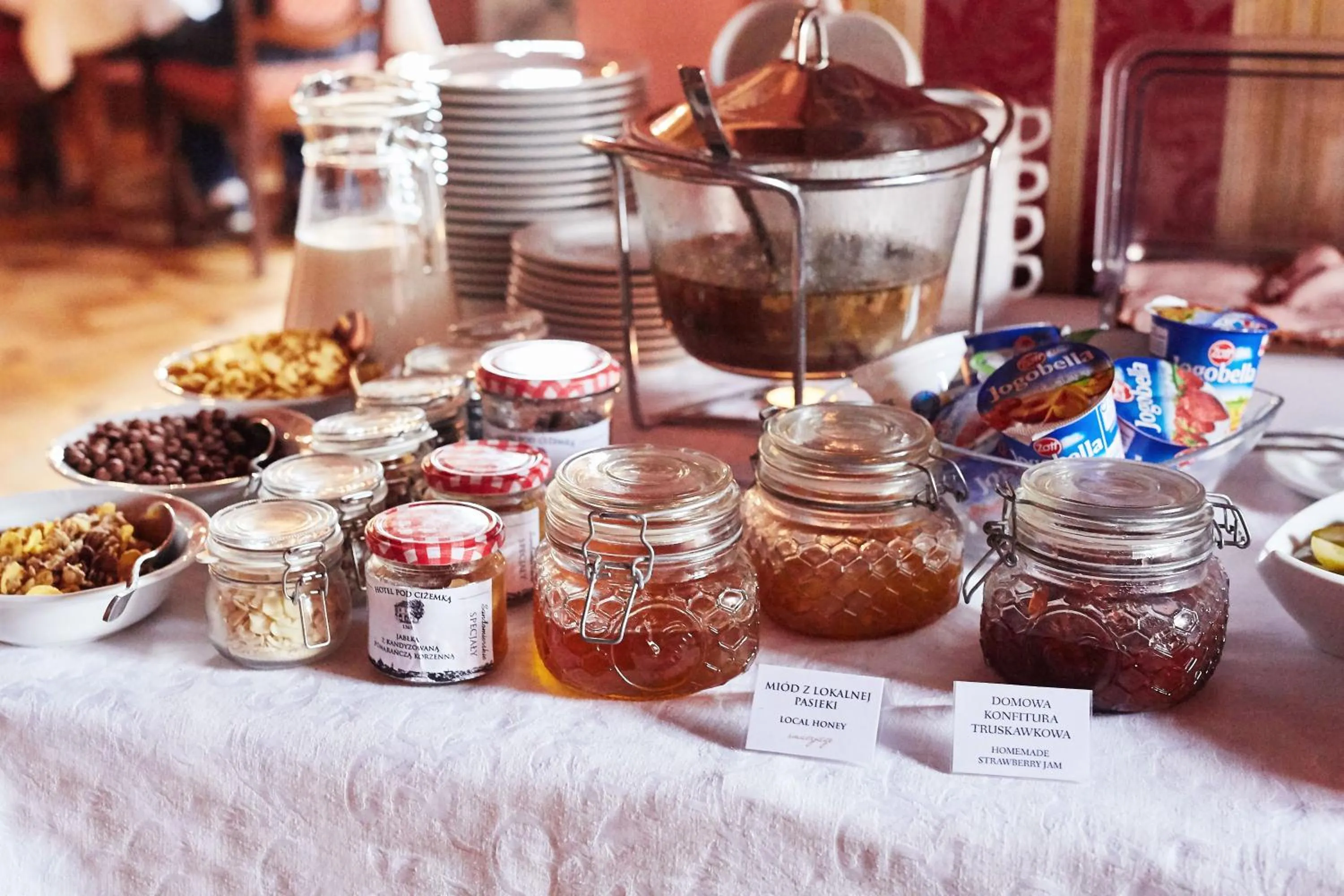 Food and drinks in Hotel Pod Ciżemką