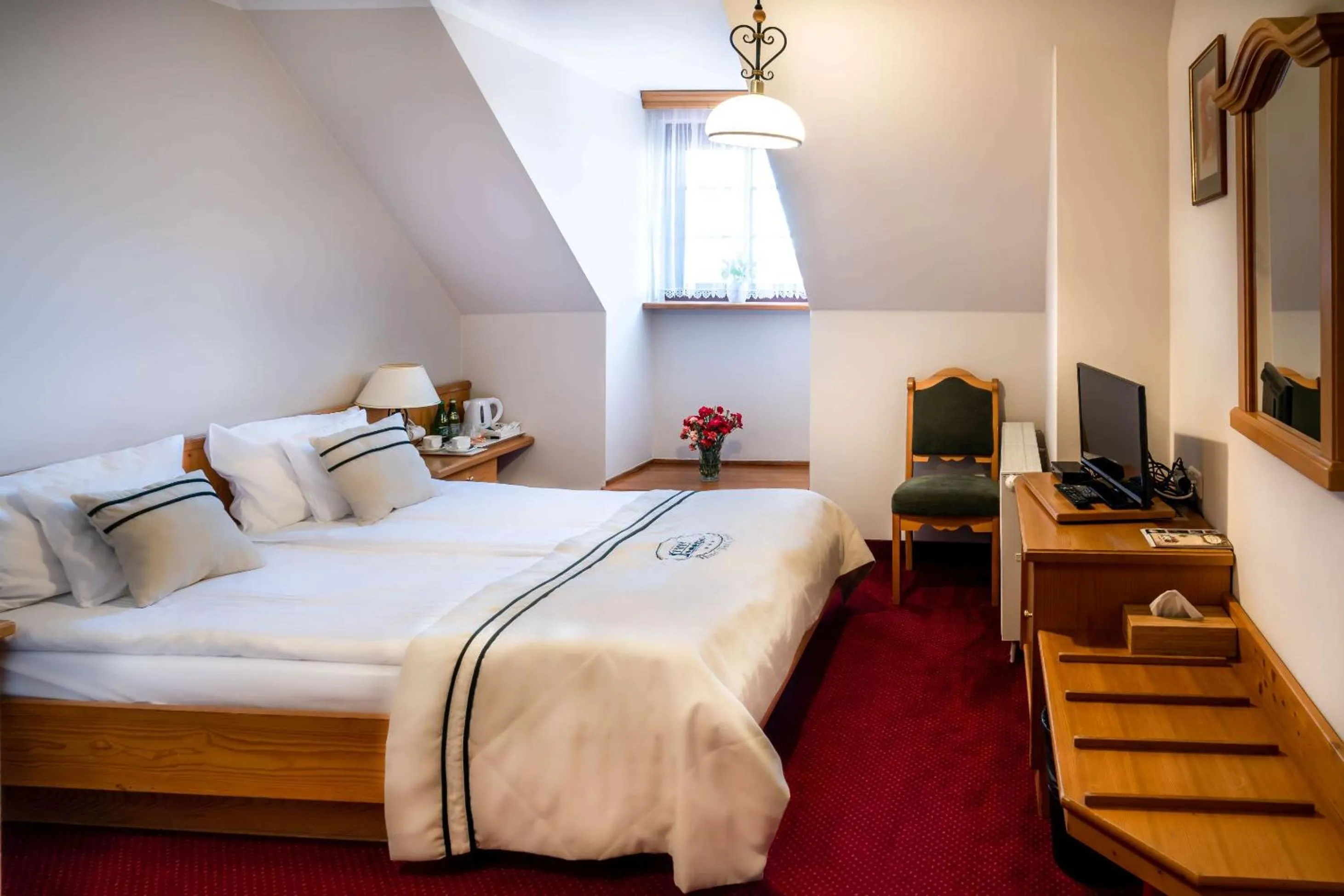 Bed in Hotel Pod Ciżemką