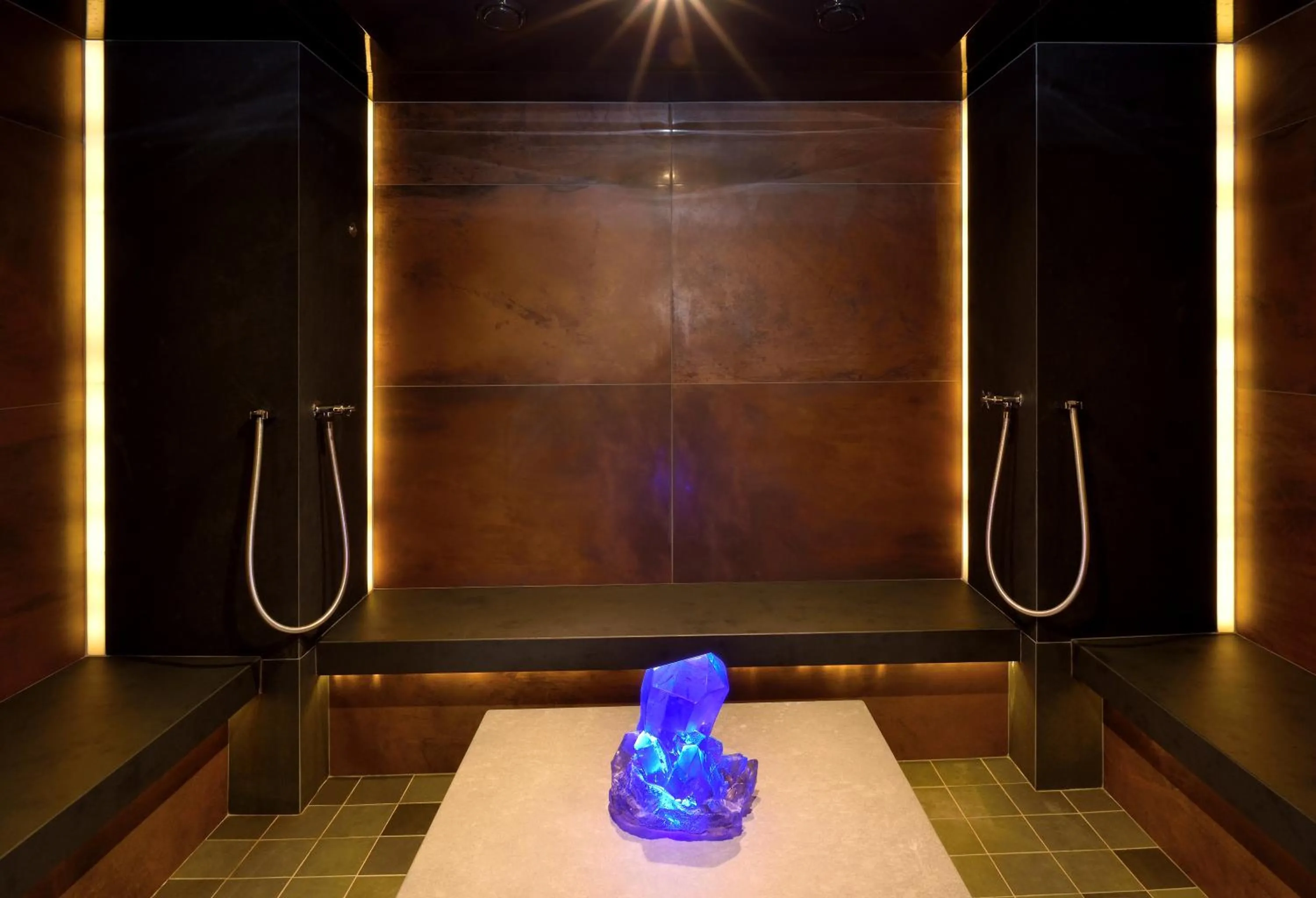 Sauna in Hotel Spa Restaurant Domaine du Moulin
