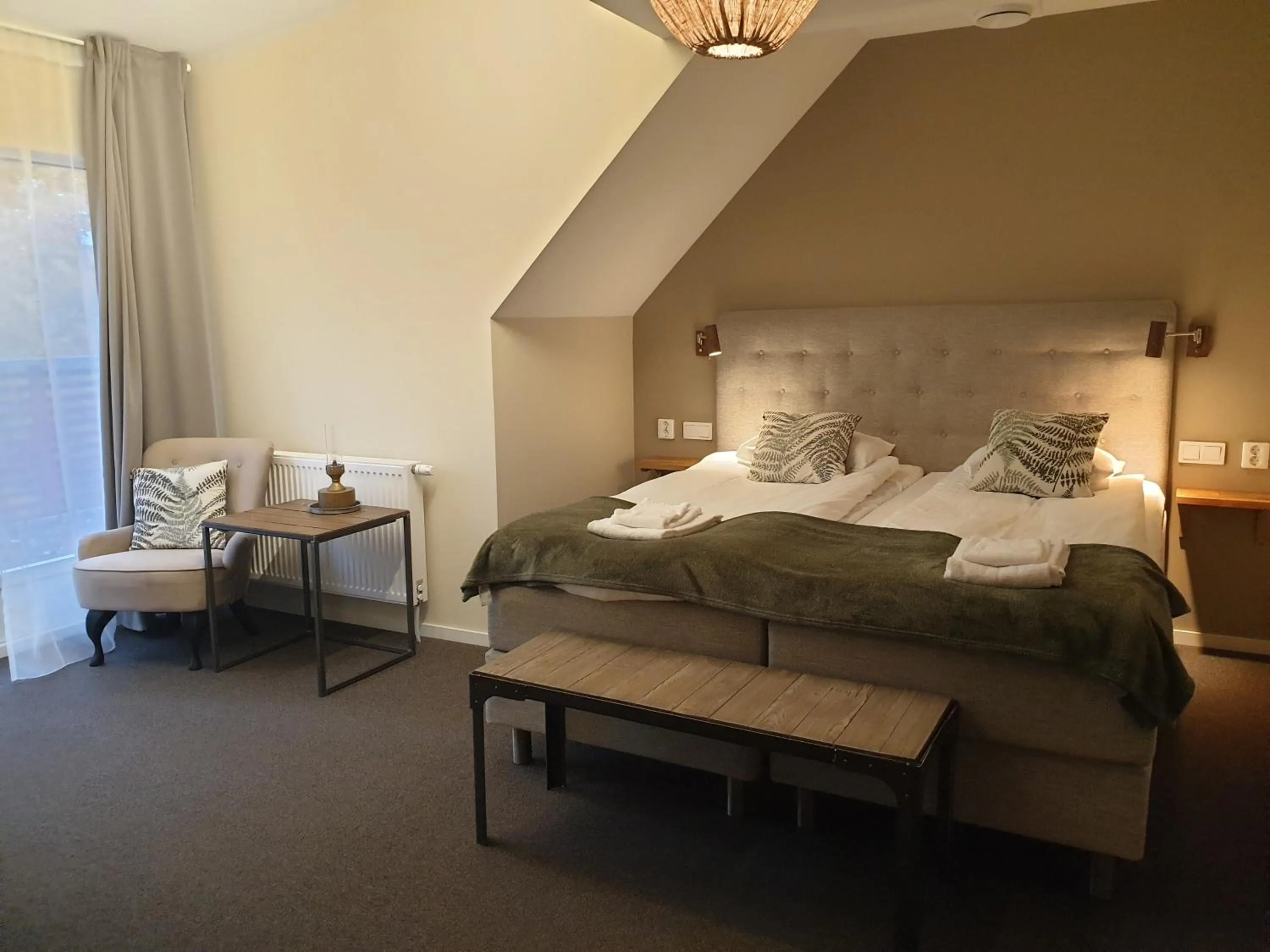 Bed in Toftastrand Hotell