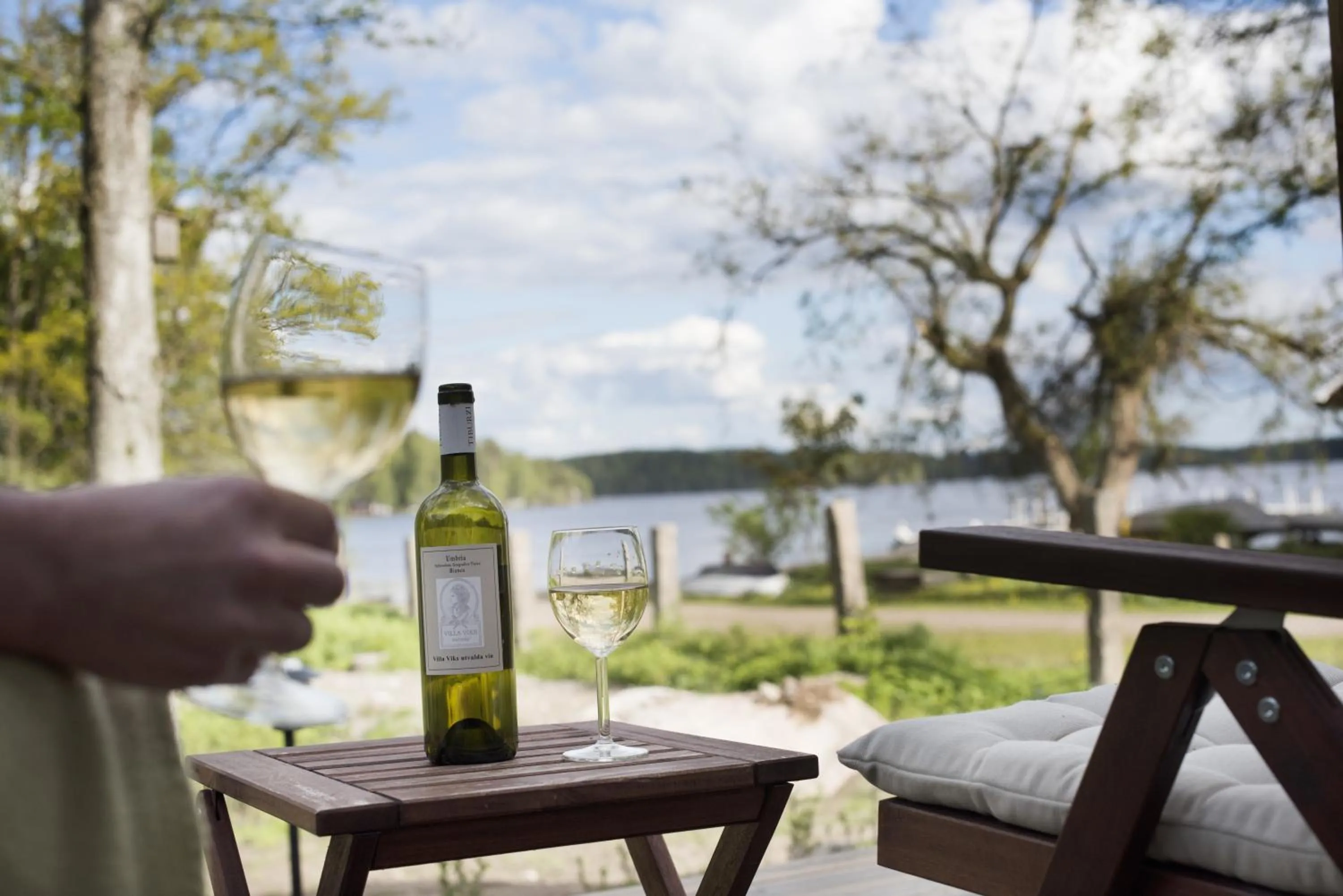 Patio in Toftastrand Hotell
