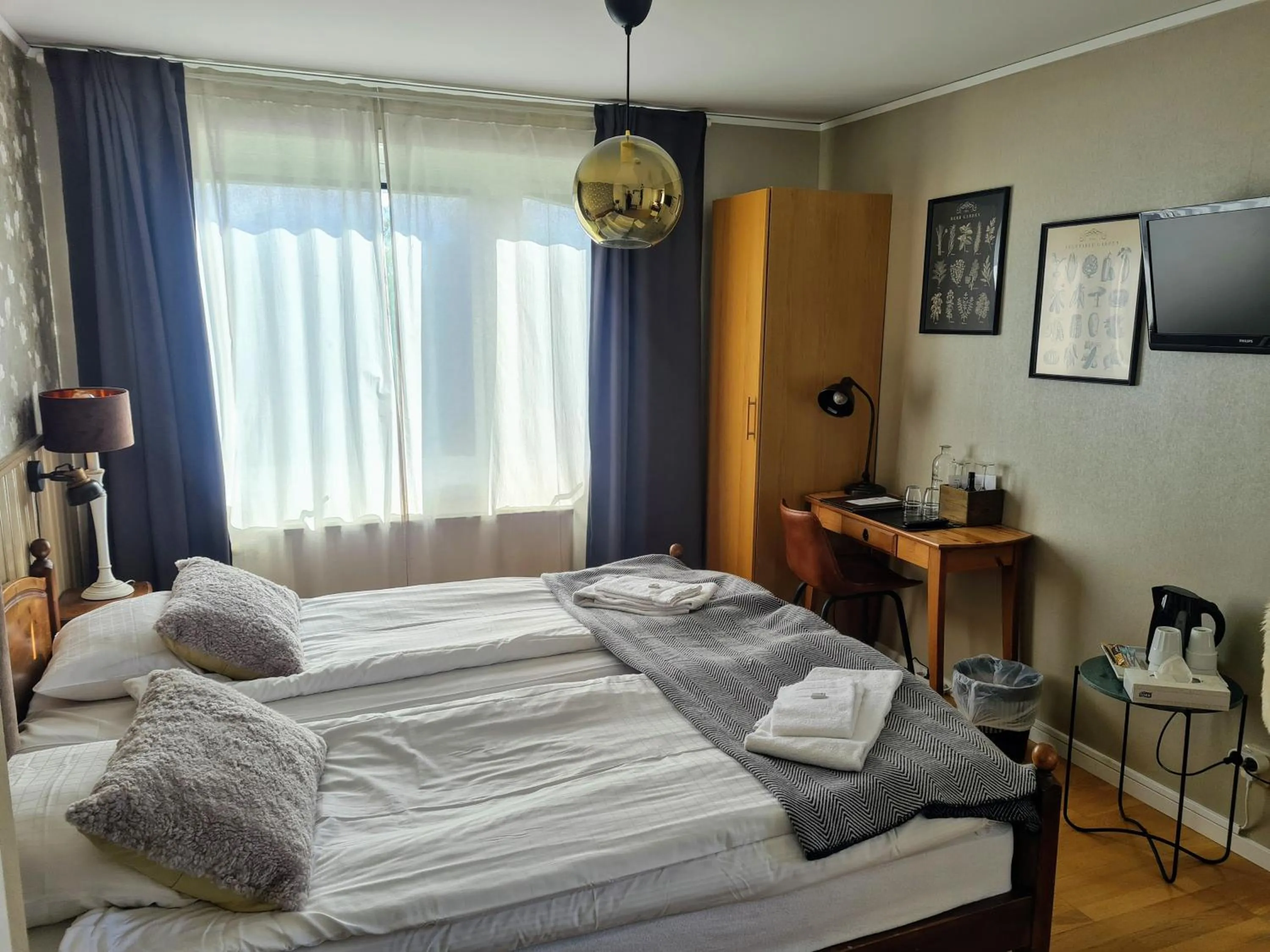 Bed in Toftastrand Hotell