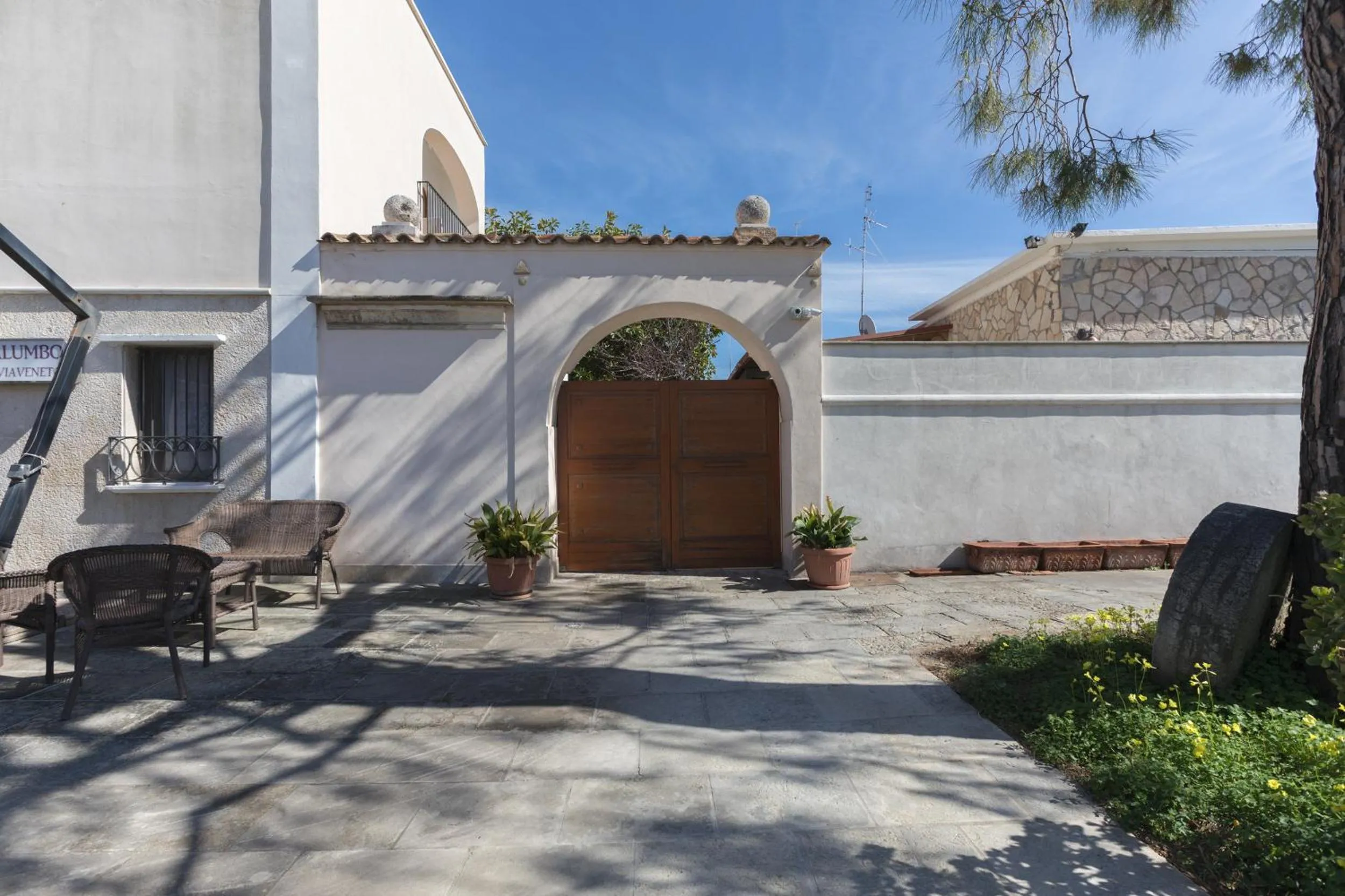 Facade/entrance in Masseria Sant'Anna