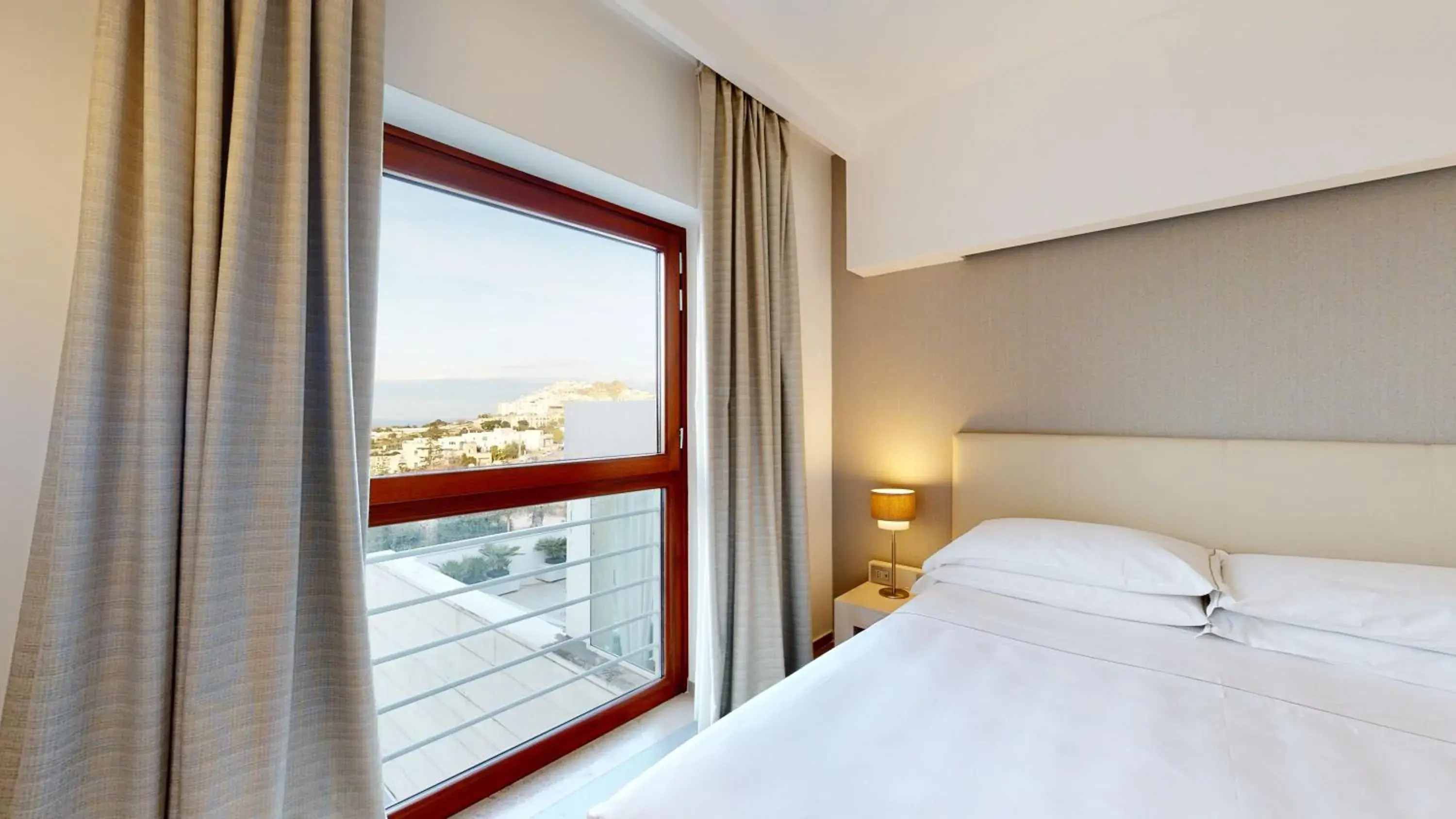 Bed in Hotel Monte Sarago Bed in Hotel Monte Sarago