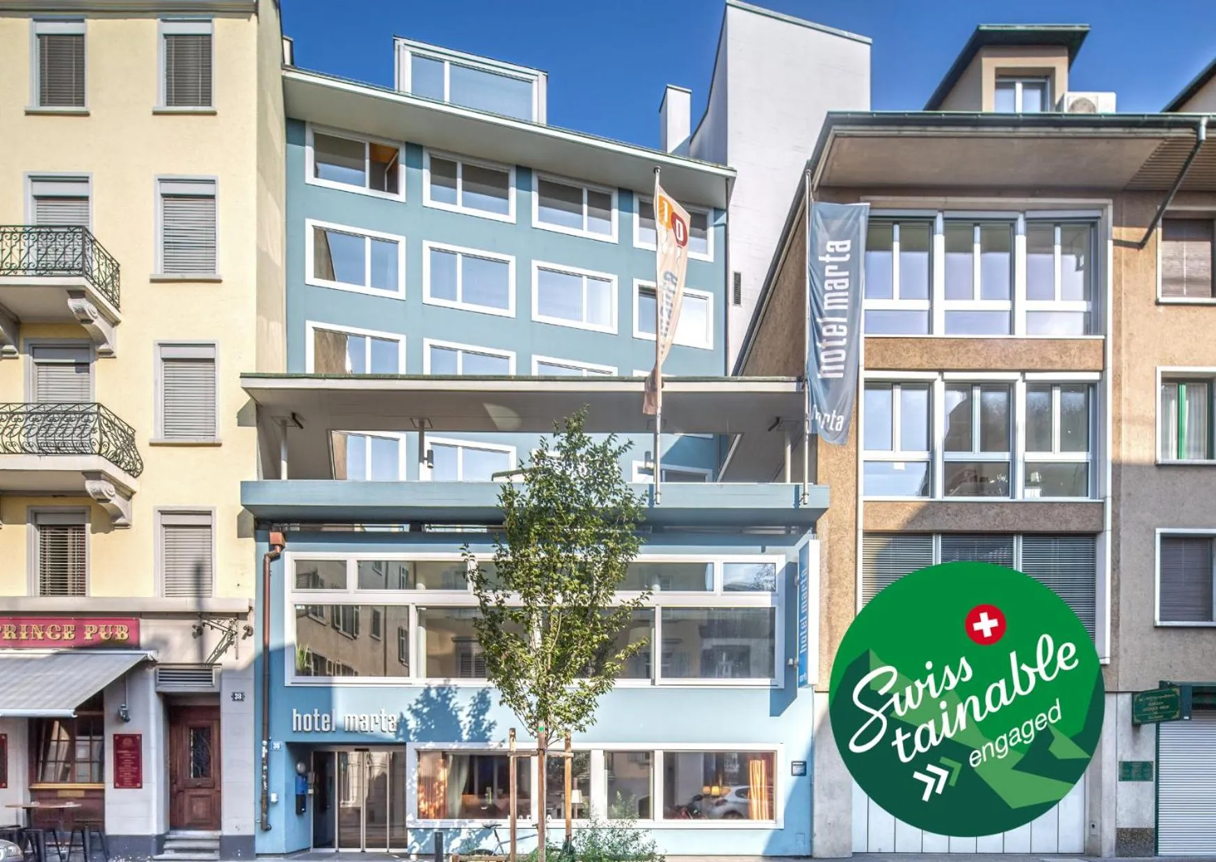 Hotel Marta - 1950's architecture in Zurich's vibrant old town, near main station