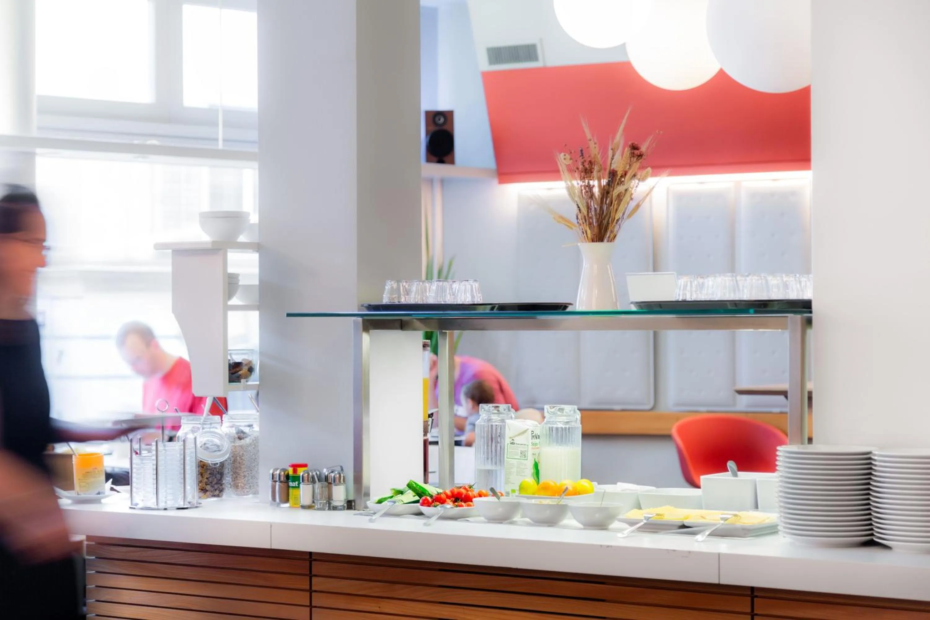 Breakfast in Hotel Marta - 1950's architecture in Zurich's vibrant old town, near main station