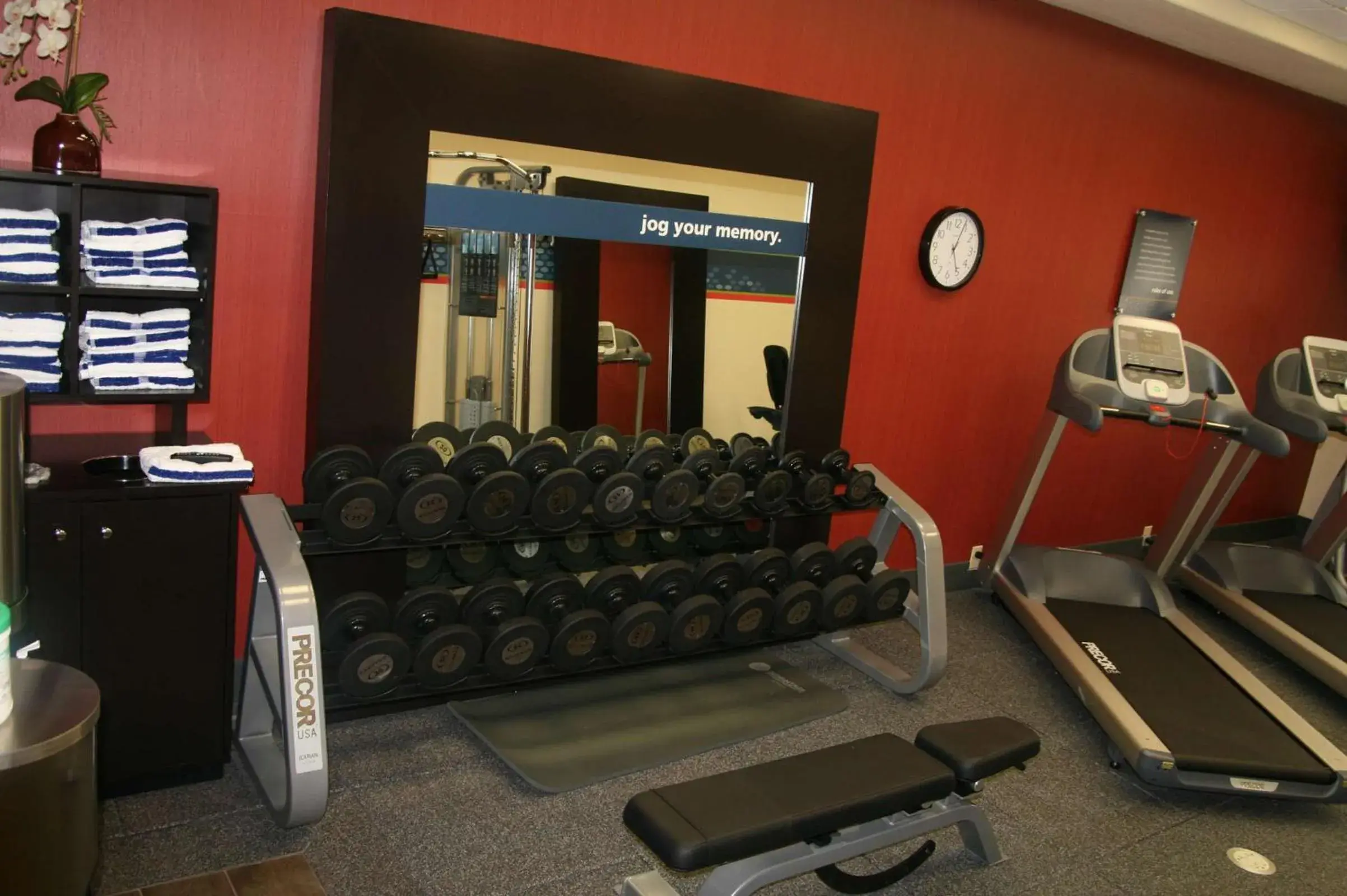 Fitness centre/facilities in Hampton Inn Orange Fitness centre/facilities in Hampton Inn Orange