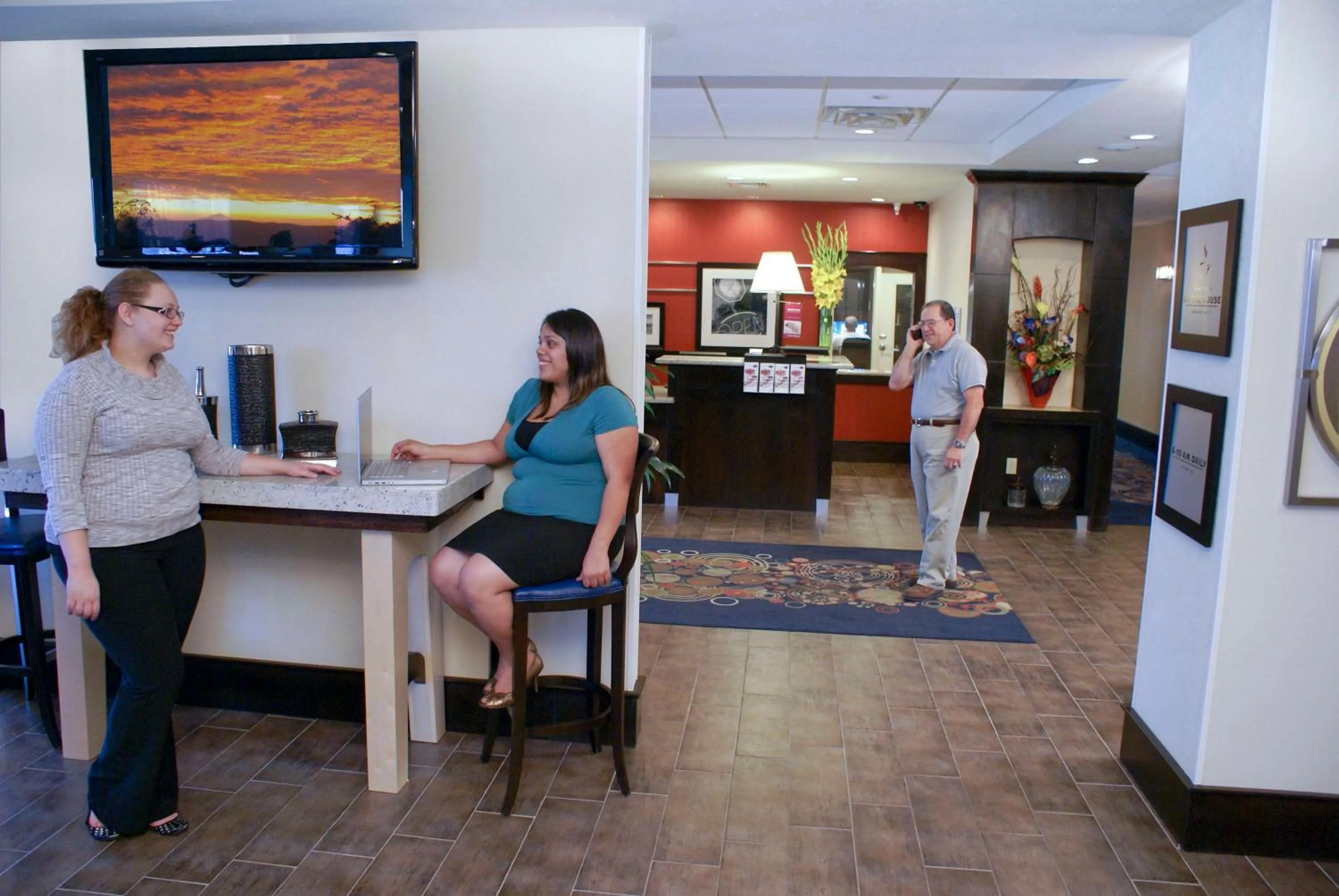 Lobby or reception in Hampton Inn Orange
