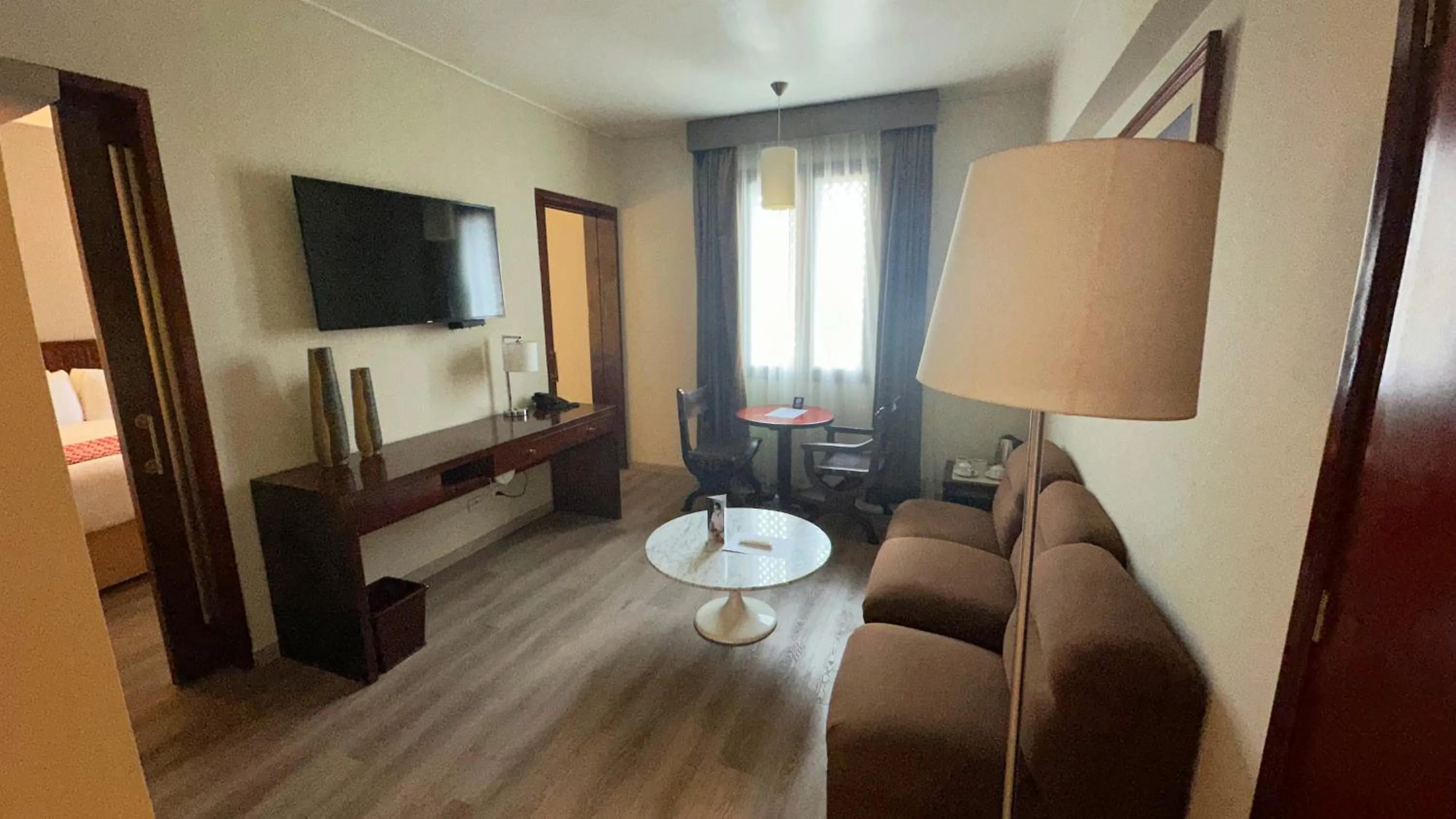 Living room, Bed in Costa del Sol Trujillo Centro