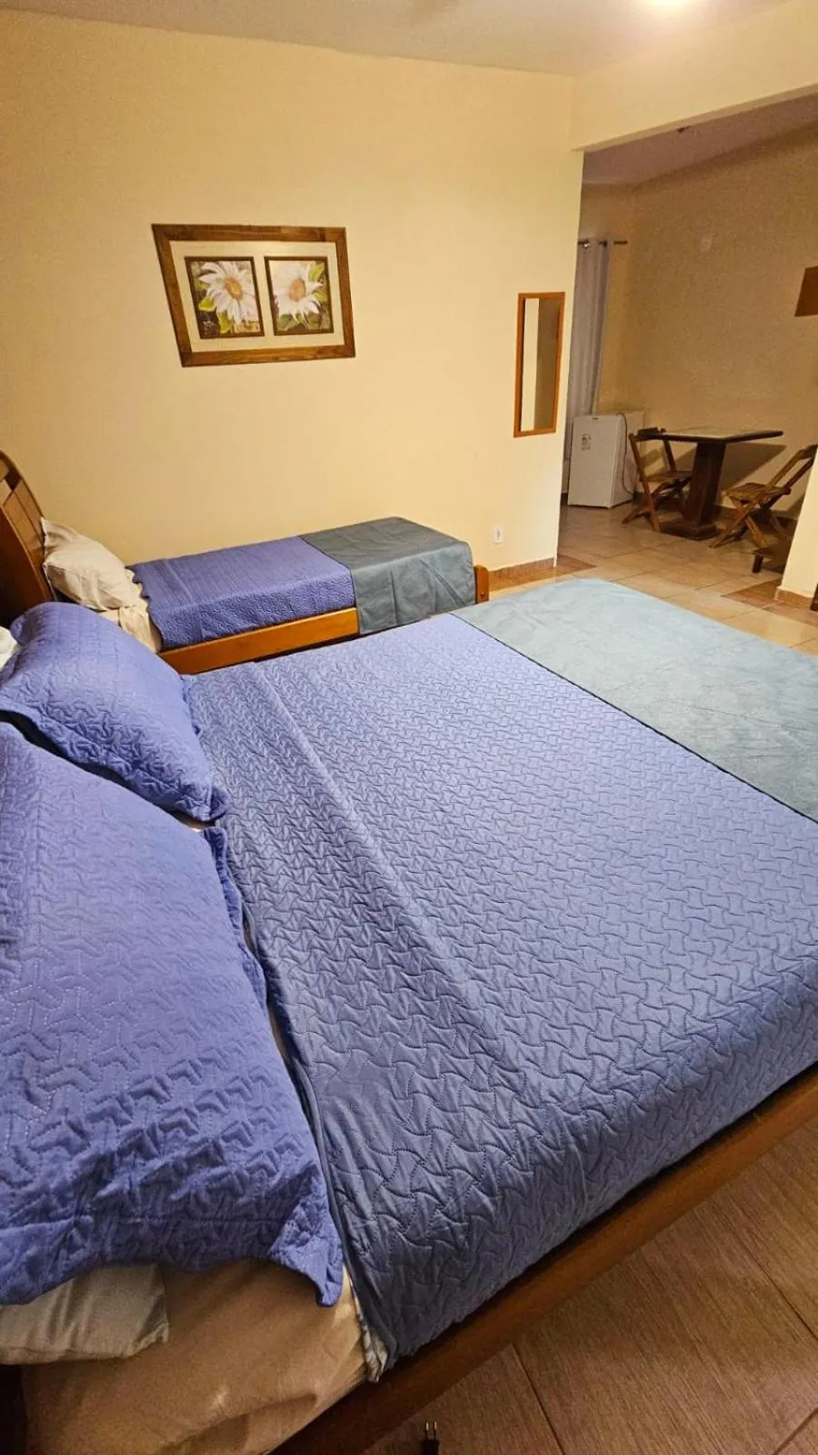 Bed in Hotel Pousada Bambuzal