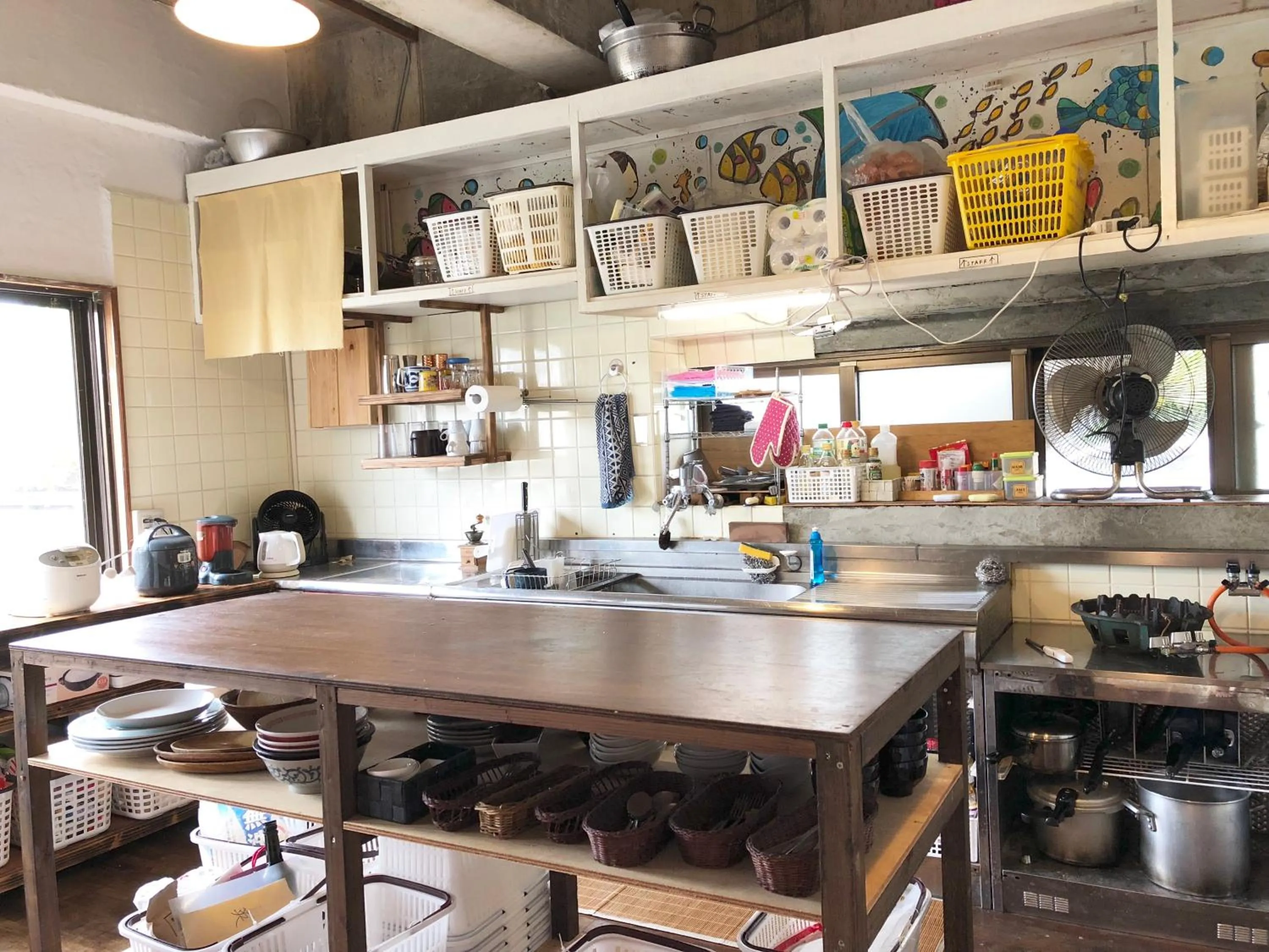 Kitchen or kitchenette in Guesthouse Asibina