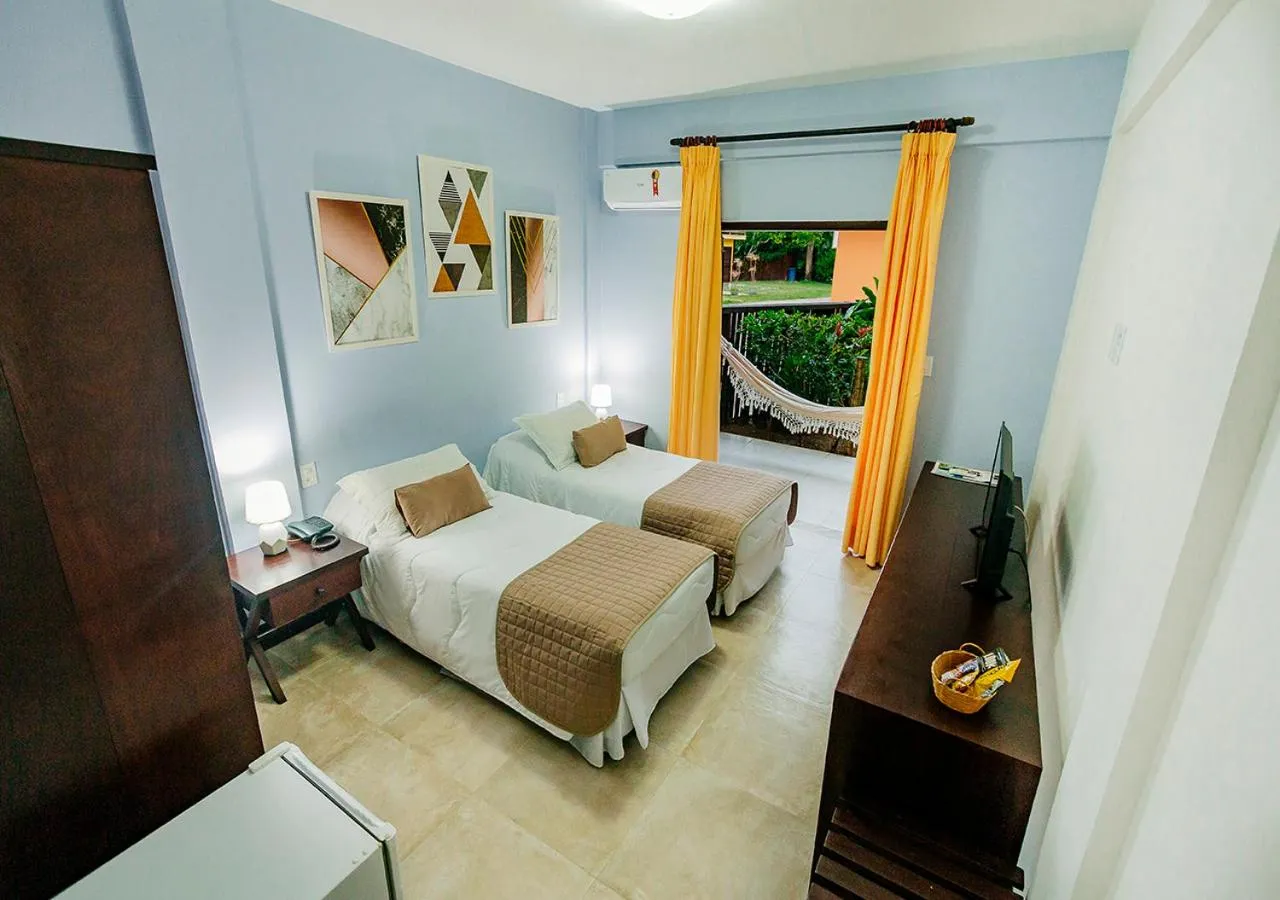 View (from property/room), Bed in Hotel Eco Atlântico