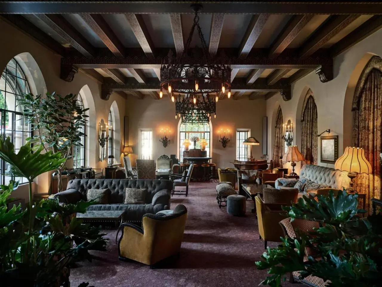 Living room in Chateau Marmont Living room in Chateau Marmont