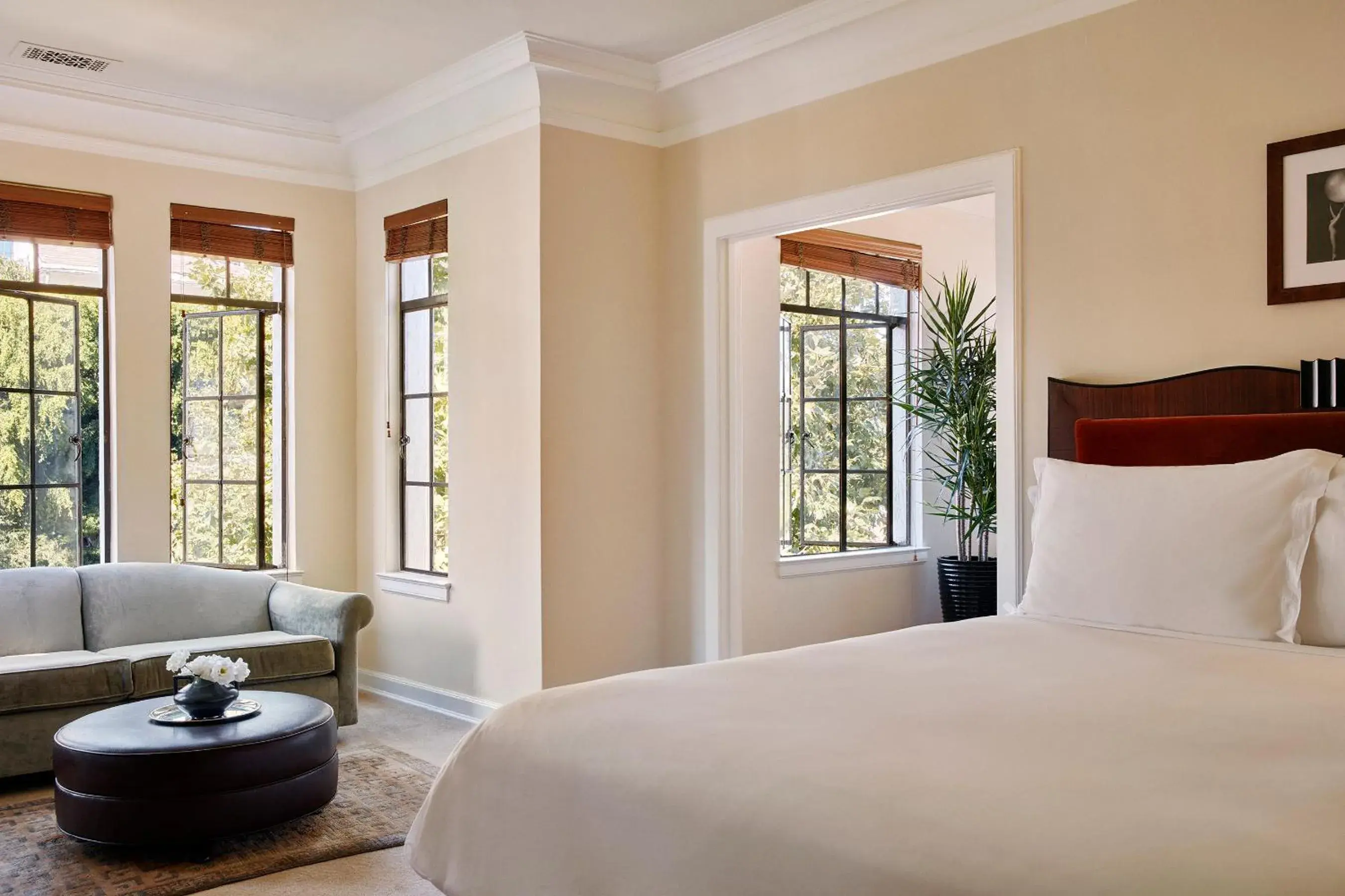 Living room, Bed in Chateau Marmont Living room, Bed in Chateau Marmont