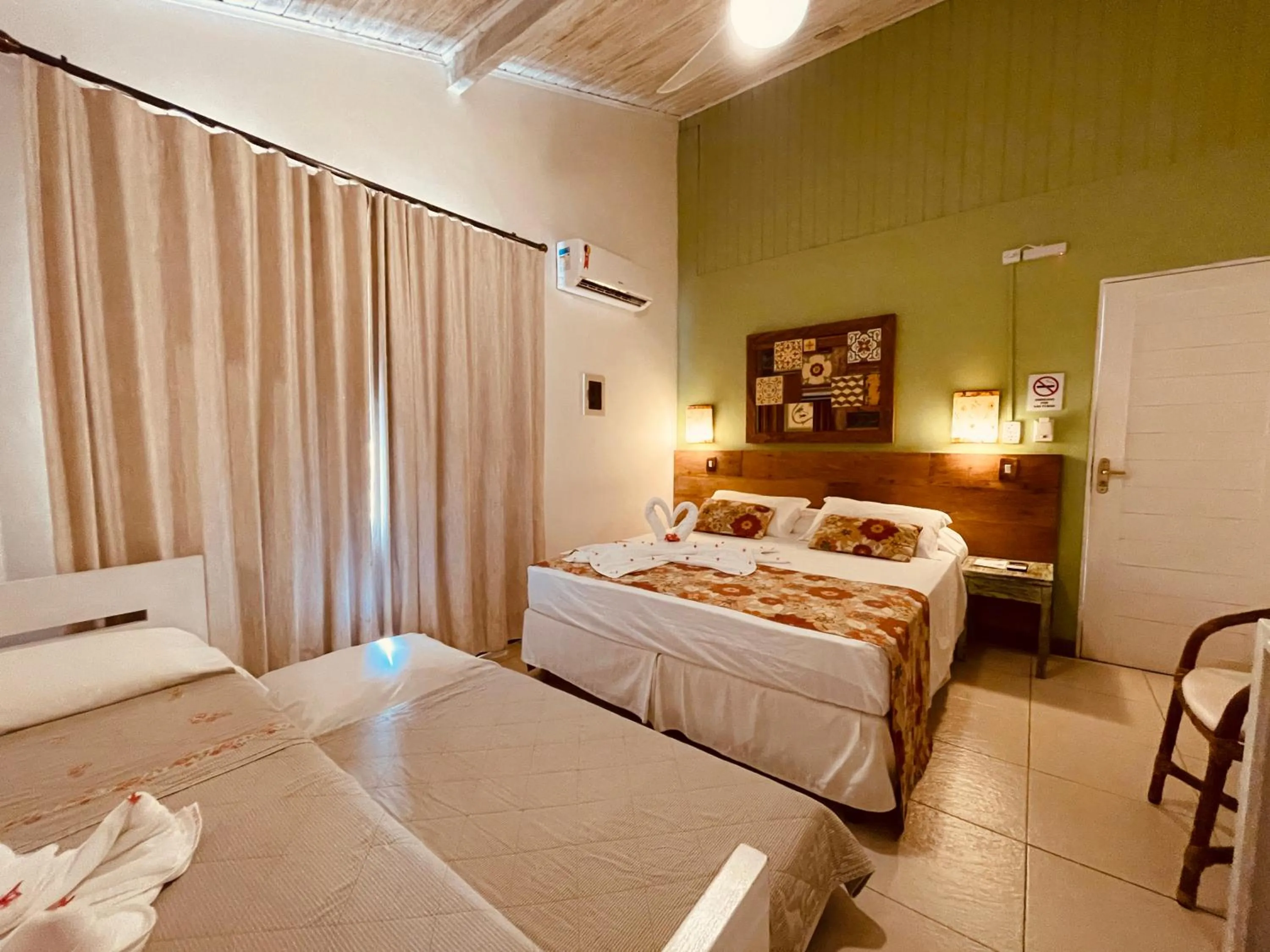 Bed in Pousada Tatuapara