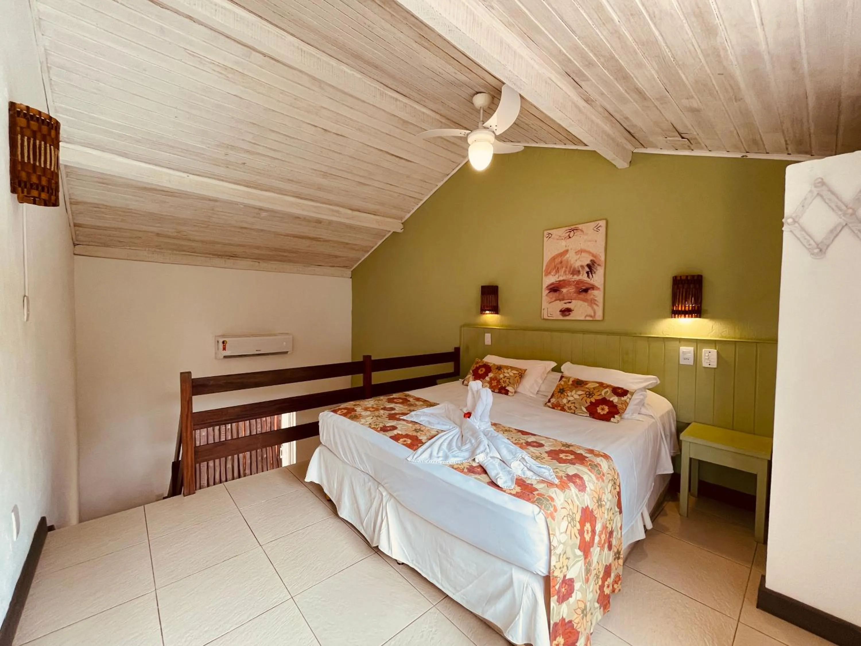 Bed in Pousada Tatuapara