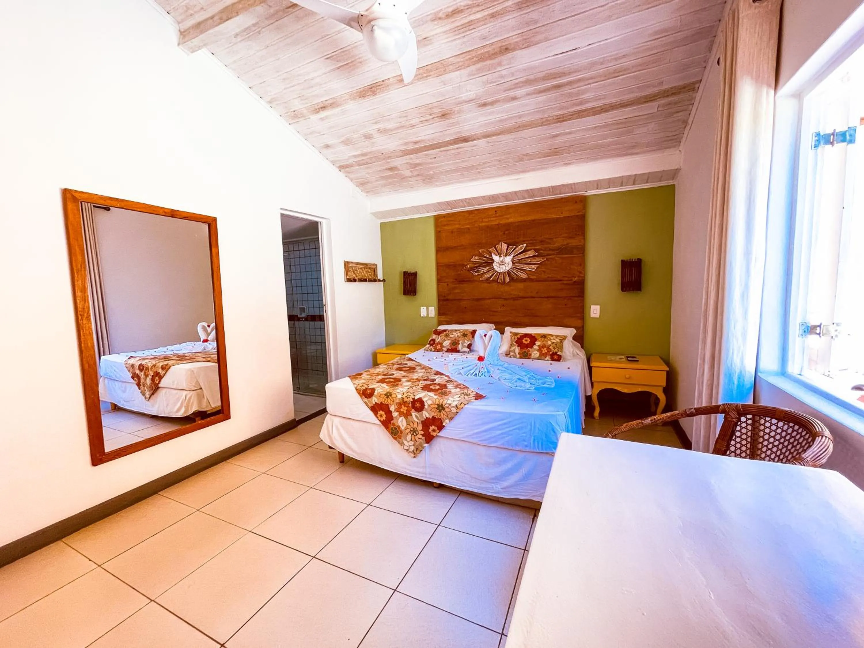 Bed in Pousada Tatuapara