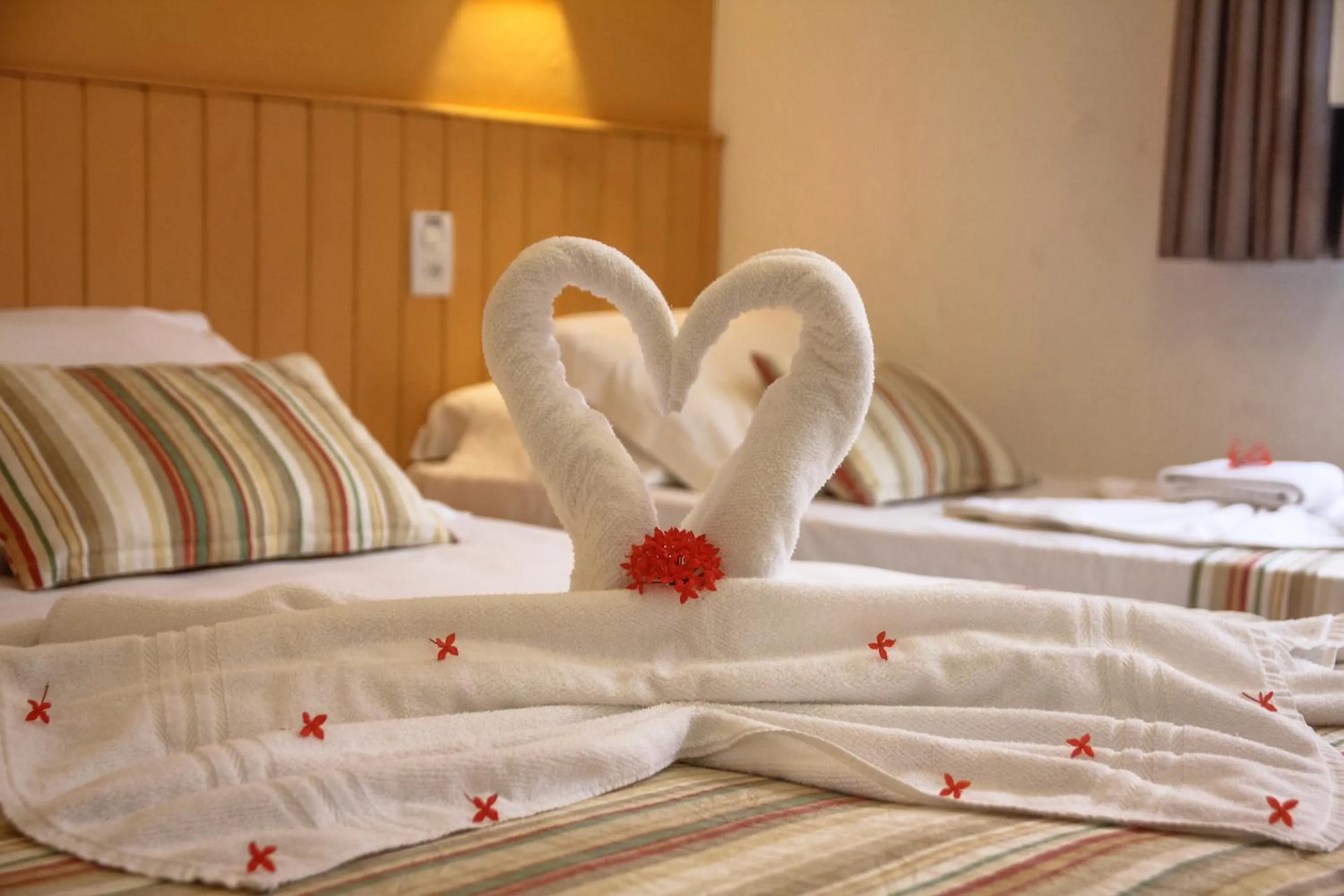 Decorative detail, Bed in Pousada Tatuapara