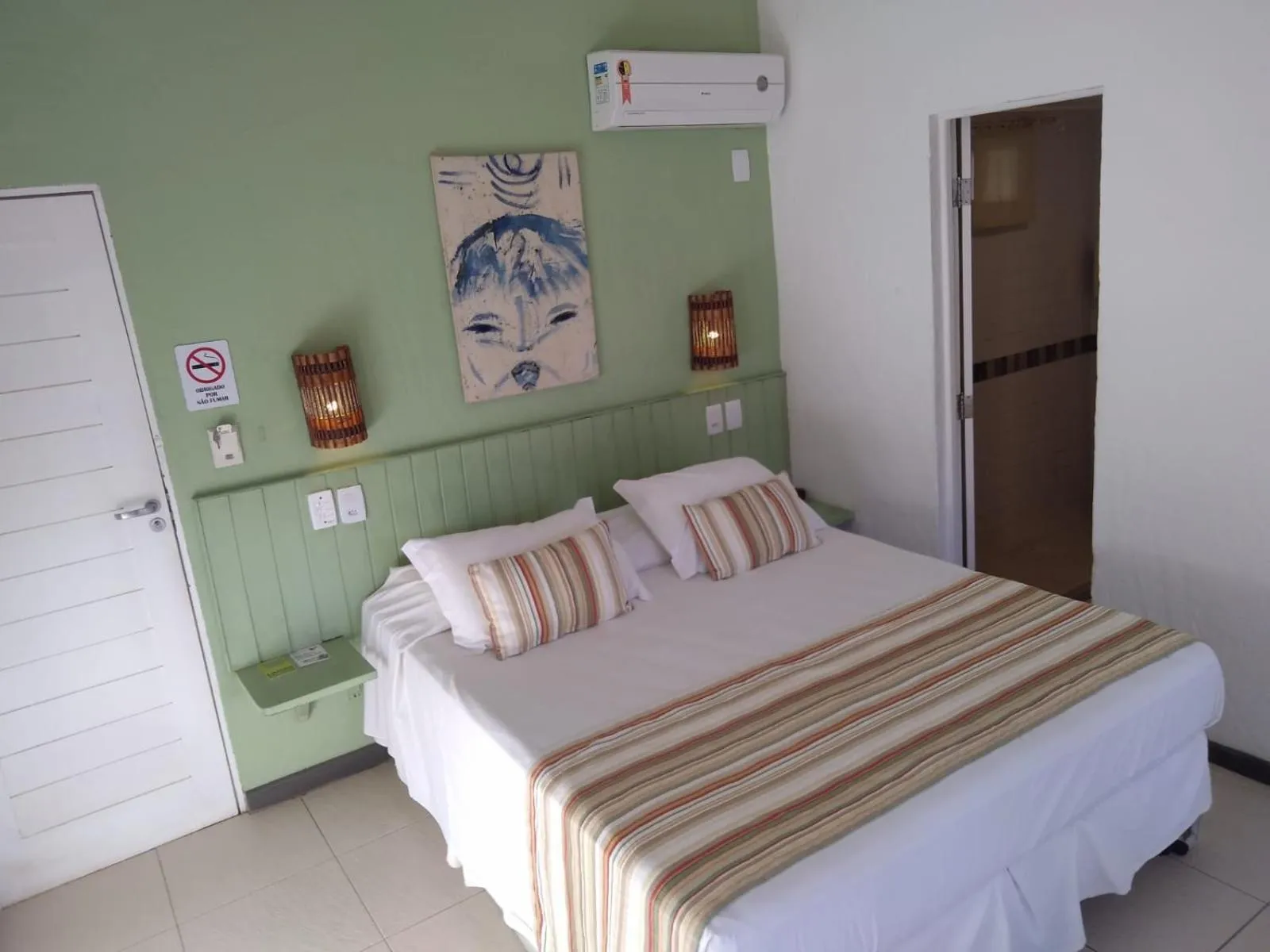 Bed in Pousada Tatuapara