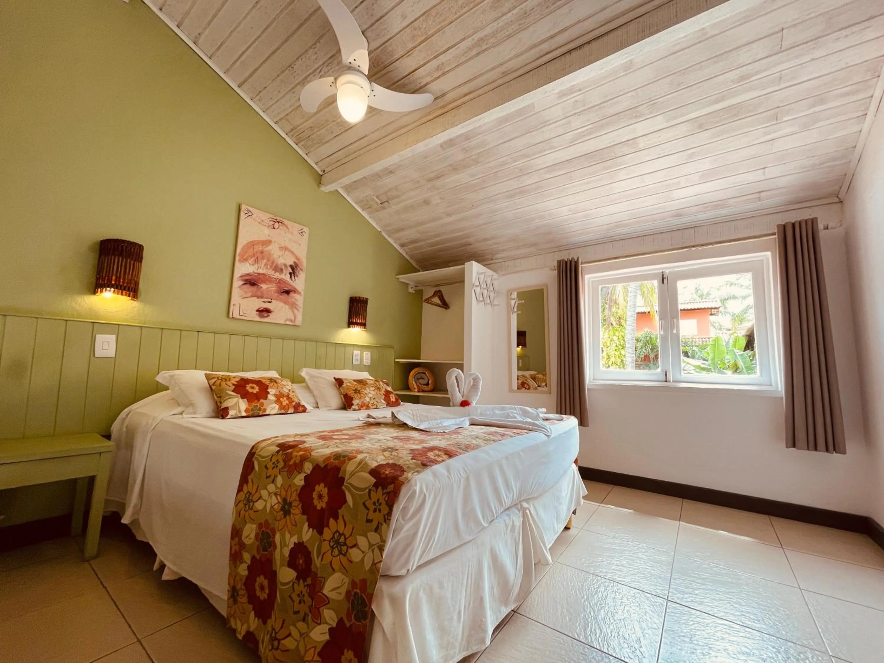 Bed in Pousada Tatuapara