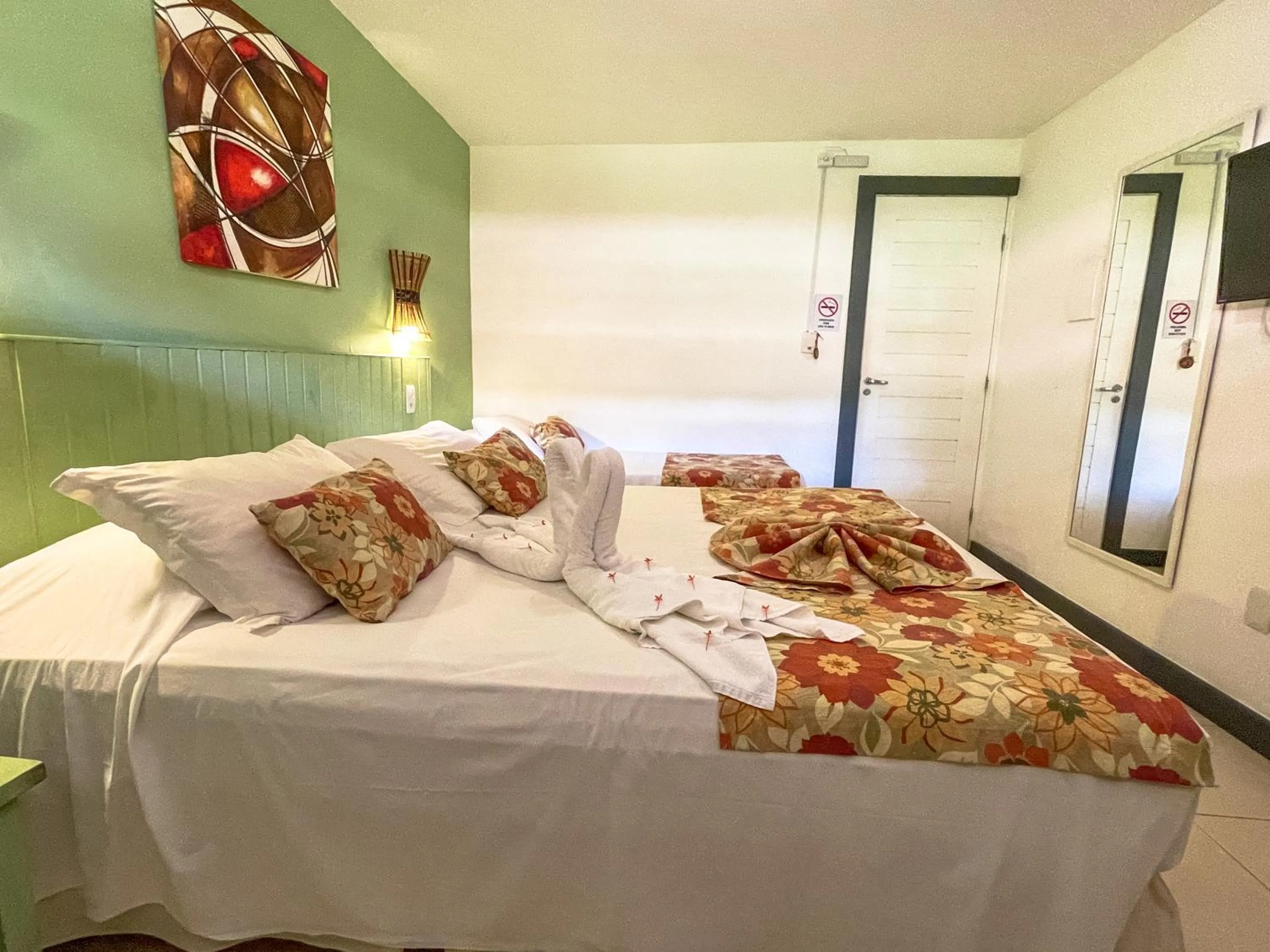 Bed in Pousada Tatuapara