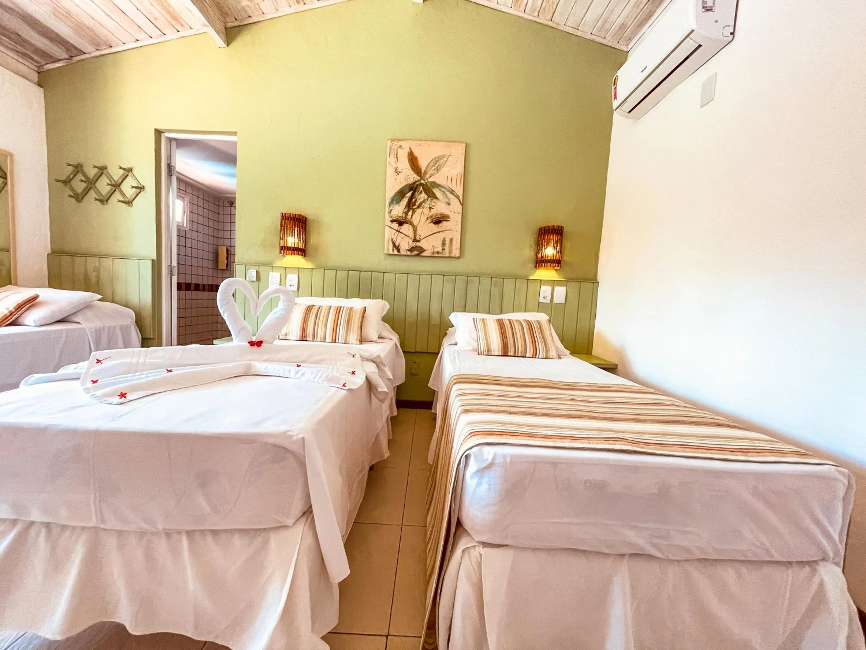 Bed in Pousada Tatuapara