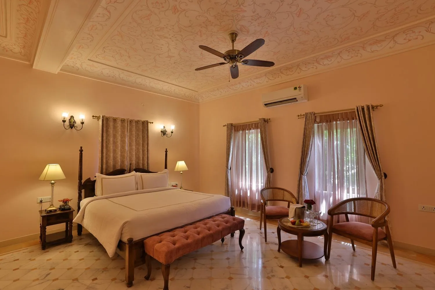 Bedroom, Bed in Royal Heritage Haveli - By Leisure Hotels